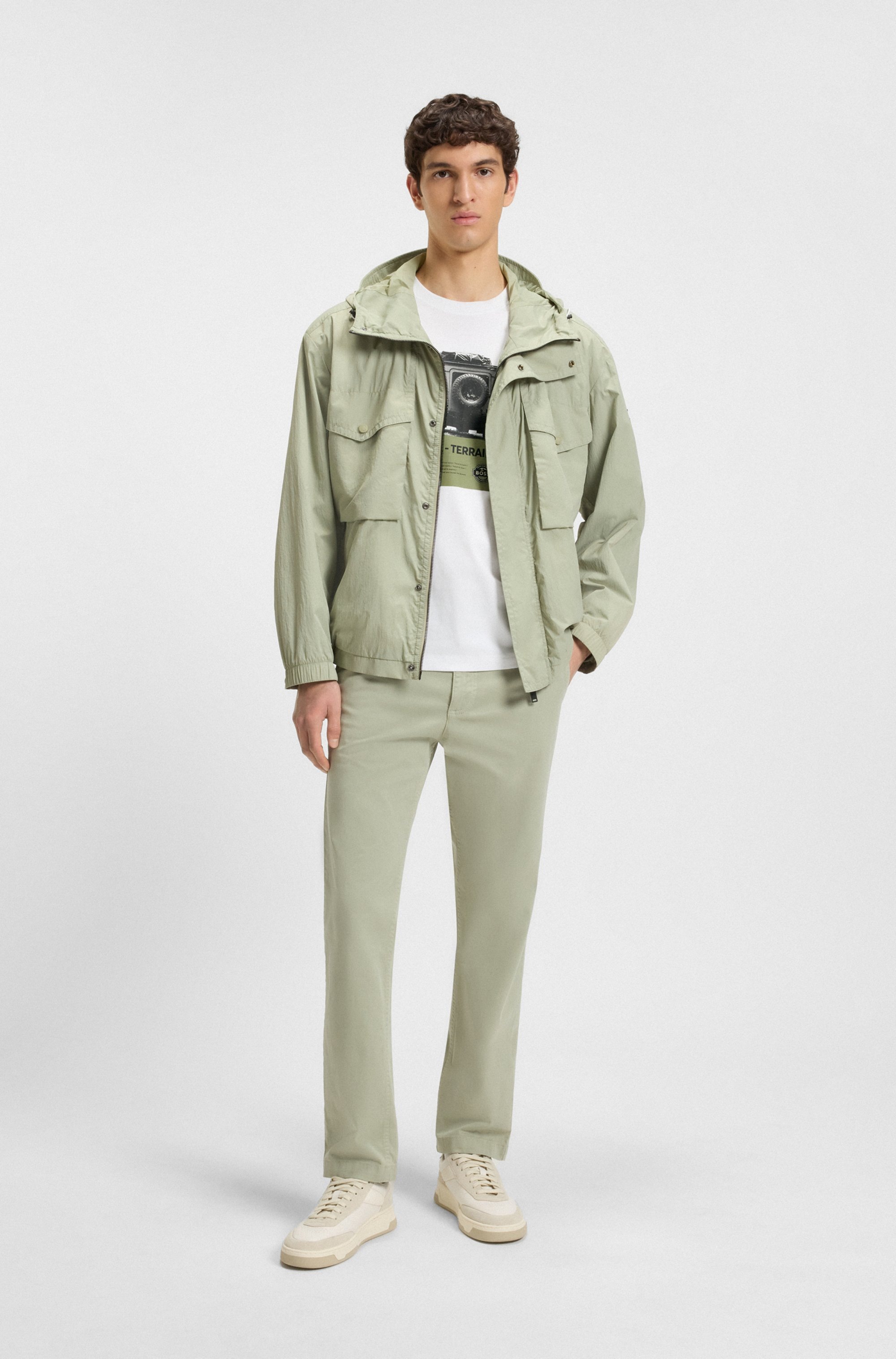 Thumbnail - BOSS ORANGE T-Shirt "Te Wagon" mit coolem Fotodruck