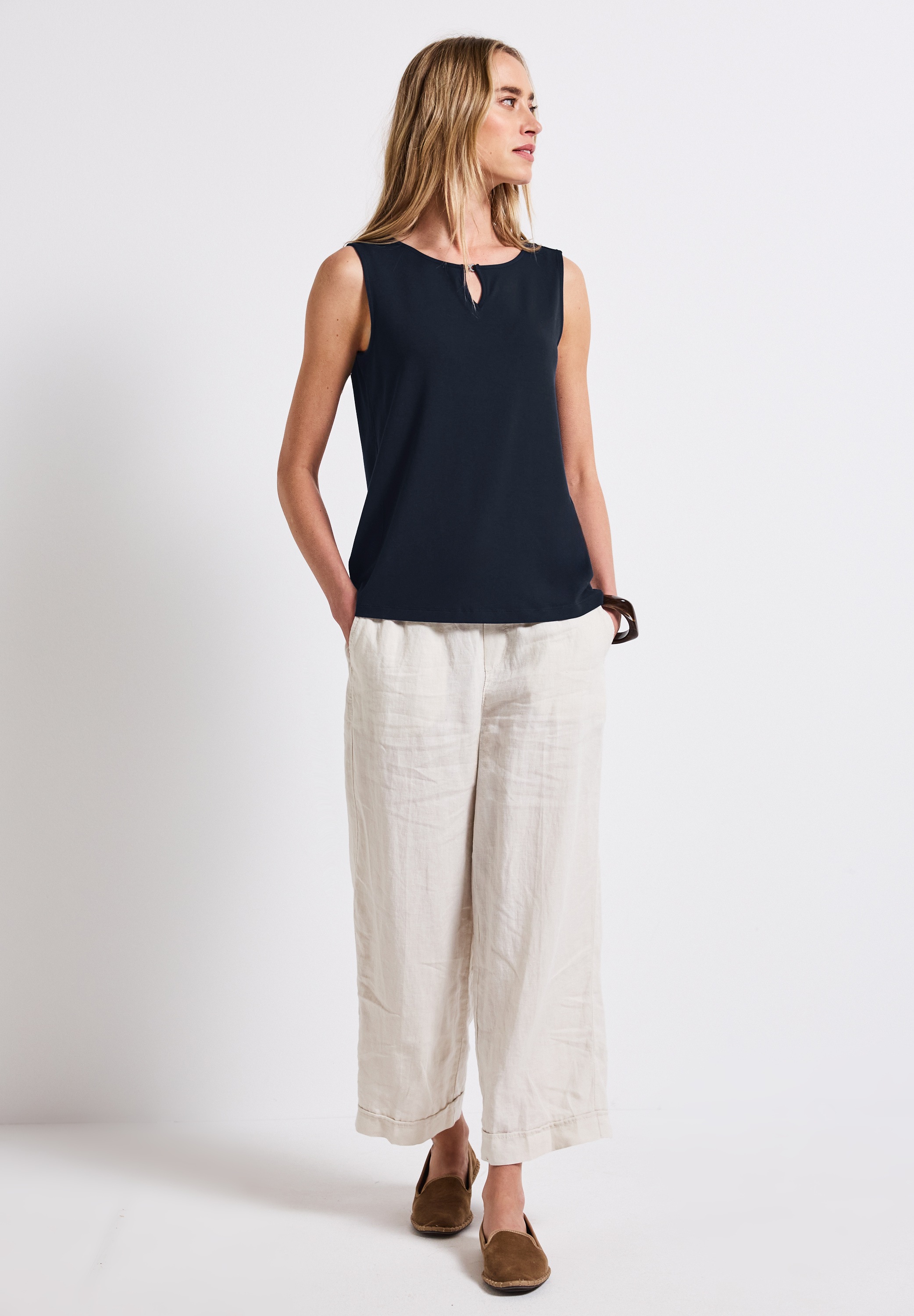 Thumbnail - STREET ONE Shirttop, mit Materialmix