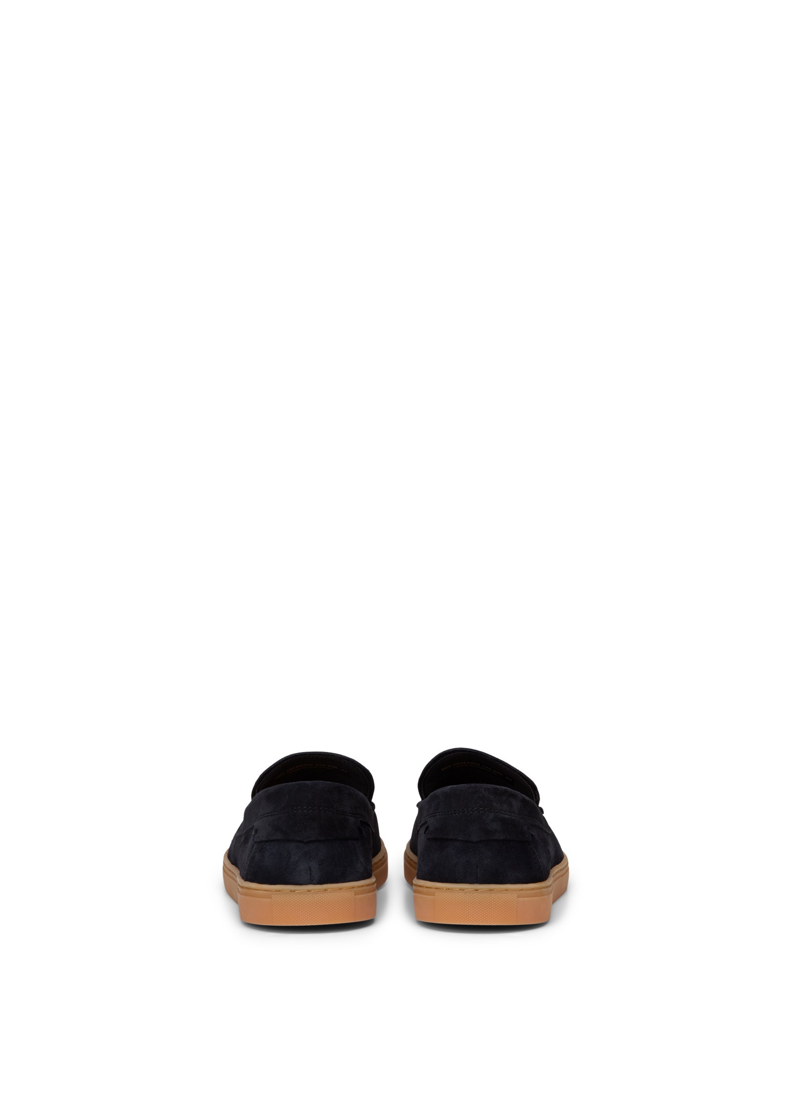 Loafer MARC O'POLO "aus Veloursleder", Herren, Gr. 46, schwarz navy, Obermaterial: 100% Leder (Rind), unifarben, Schuhe Loafer 3