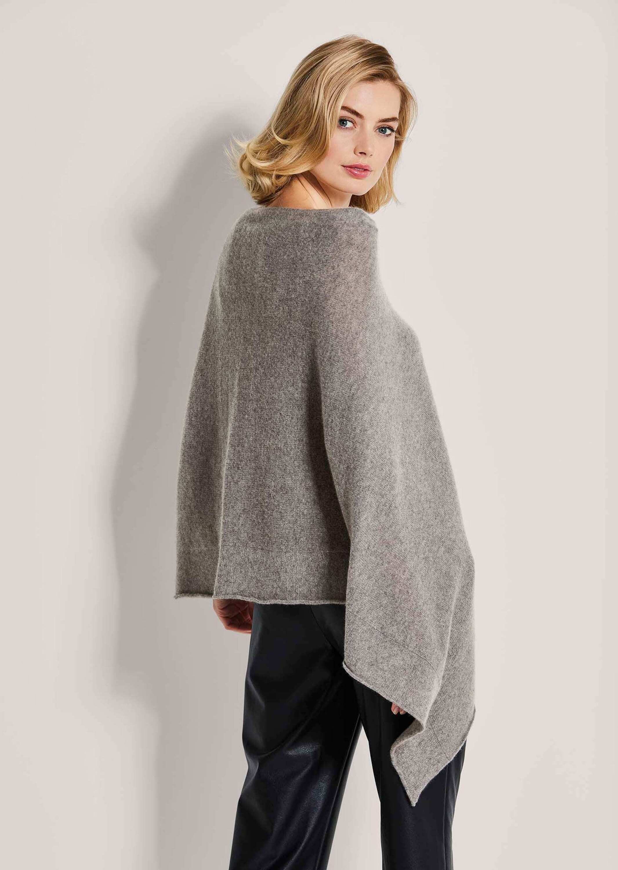 MADELEINE Cape »Kaschmirponcho Elegante Kaschmir-Poncho-Jacke«