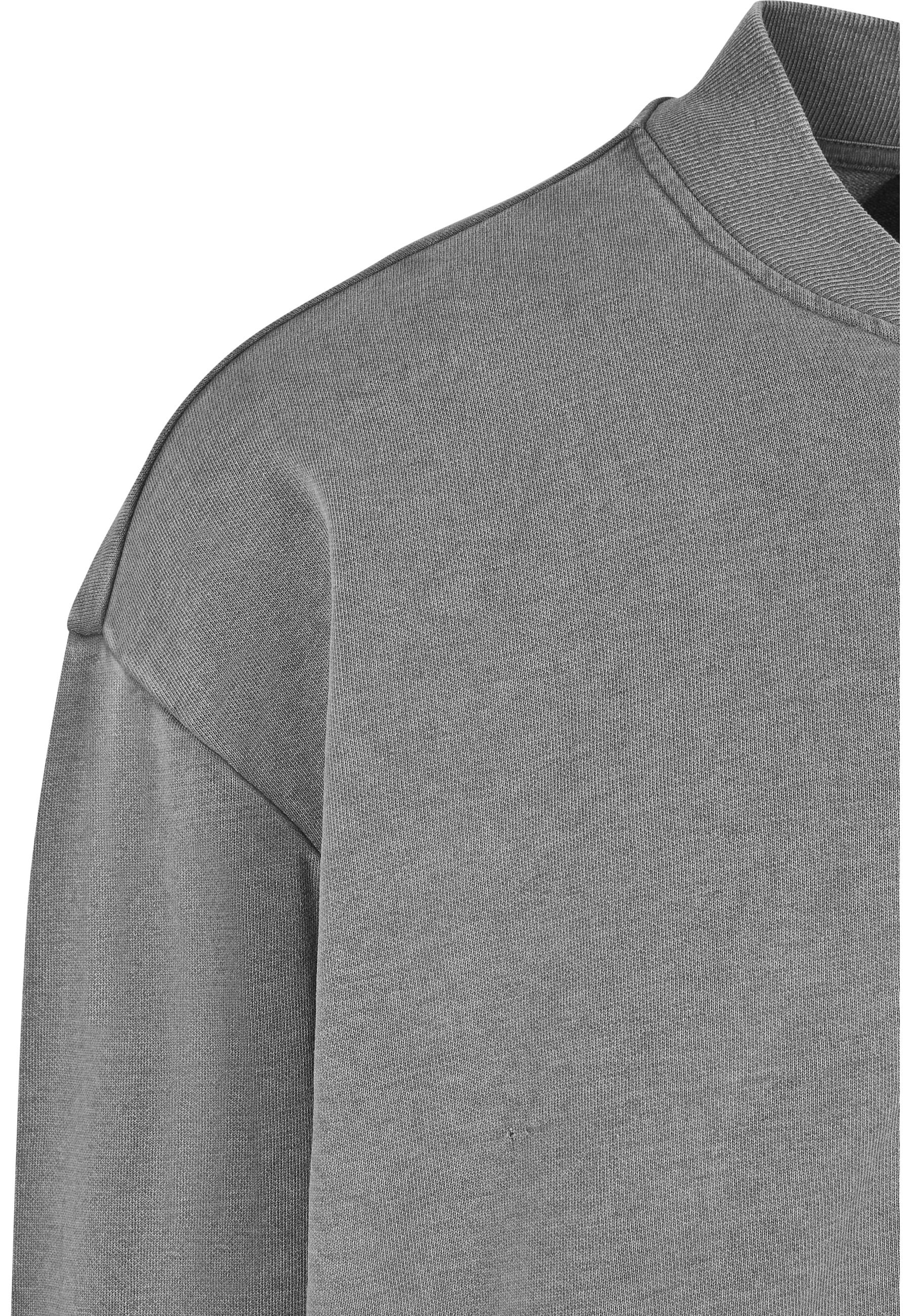 URBAN CLASSICS Bomberjacke »Urban Classics Herren Washed Sweat Bomber« 1 Stk. tlg. ohne Kapuze