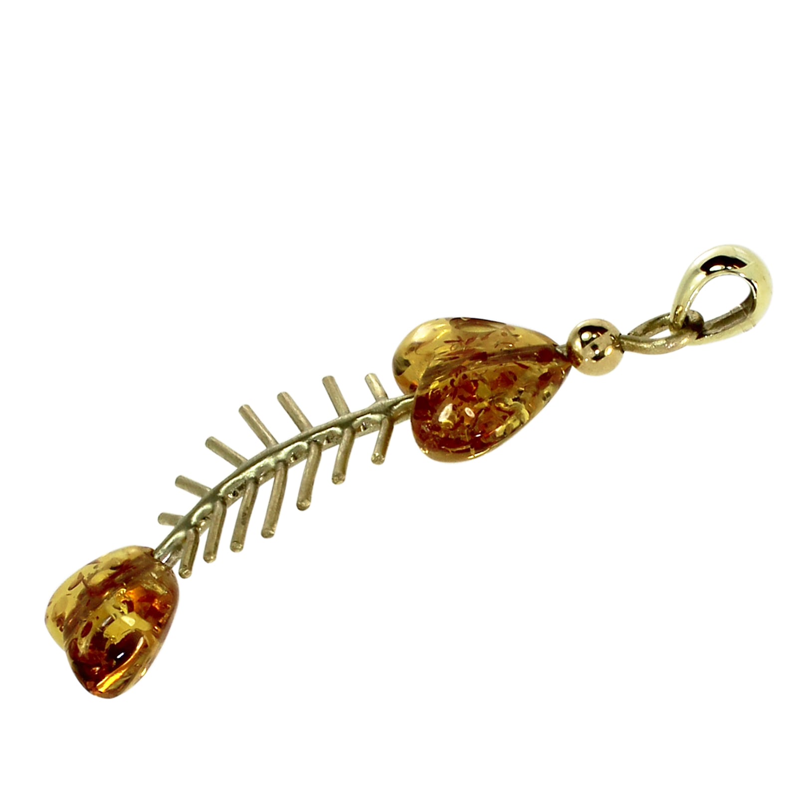 OSTSEE-SCHMUCK Kettenanhänger »Ostsee-Schmuck Anhänger Fisch 45 mm Anhänger Fisch 45 mm«, (1 tlg.)