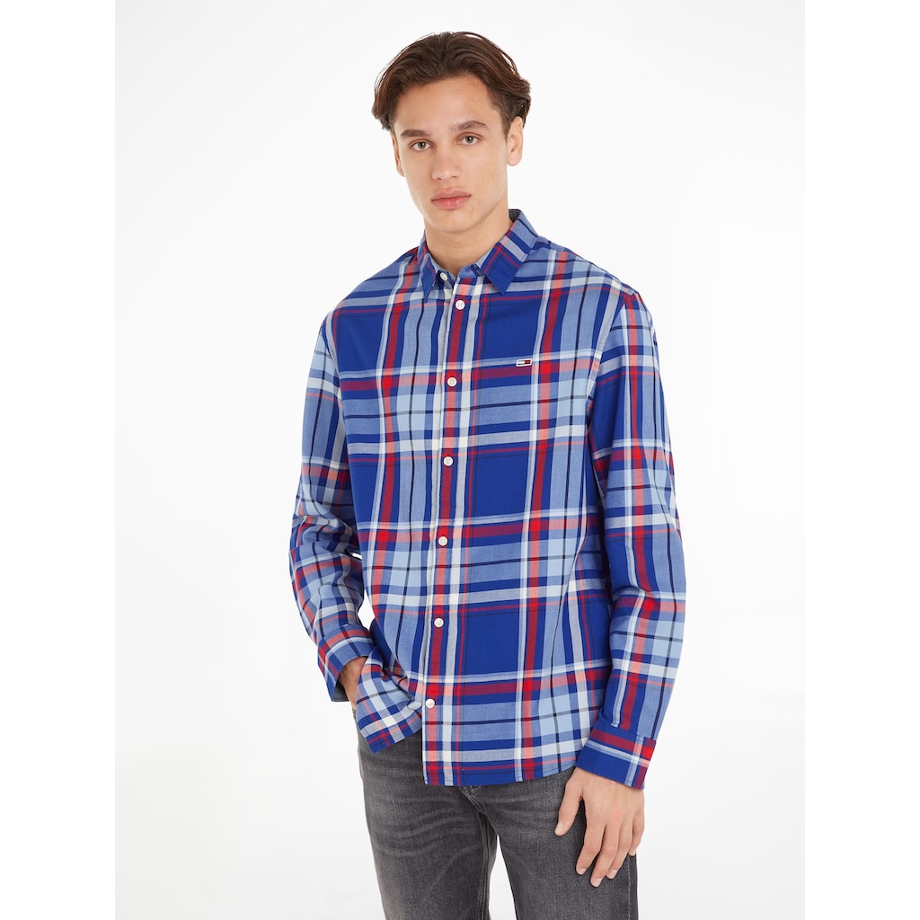 Tommy Jeans Langarmhemd »TJM CLSC ESSENTIAL CHECK SHIRT«