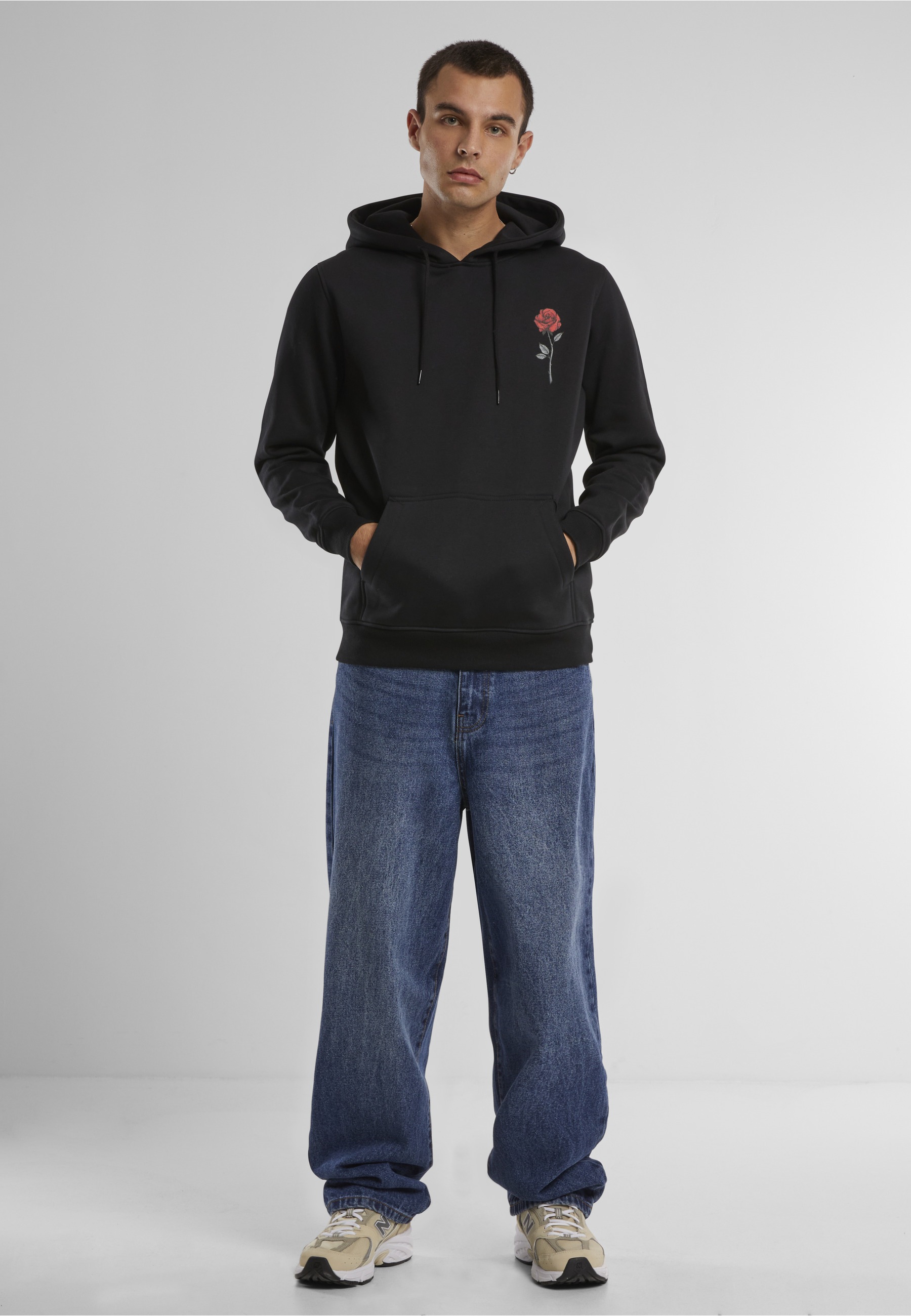 MisterTee Kapuzenpullover »MisterTee Herren Wild Rose Hoody« 1 Stk.