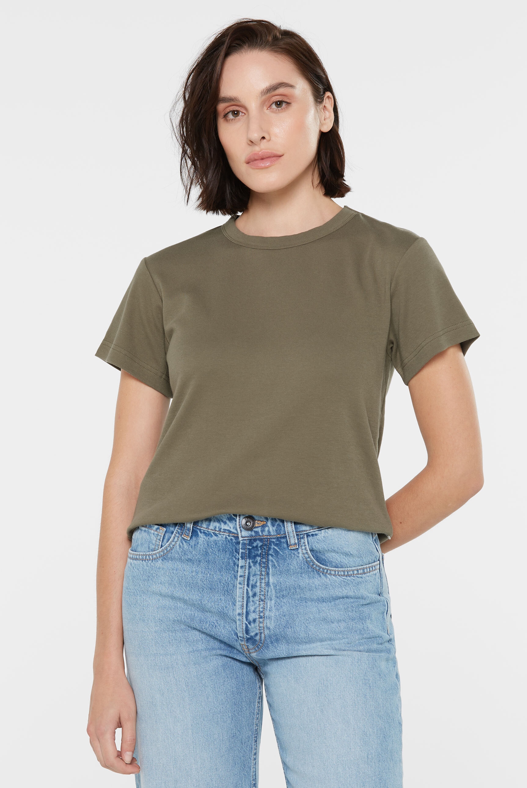 SENSES.THE LABEL Rundhalsshirt, aus Baumwolle