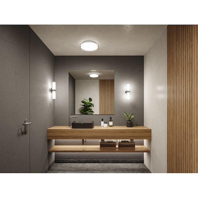 Paulmann LED Deckenleuchte »Selection Bathroom Luena IP44 16,5W 3000K Chrom  230V Glas/Metall«, 1 flammig-flammig | BAUR