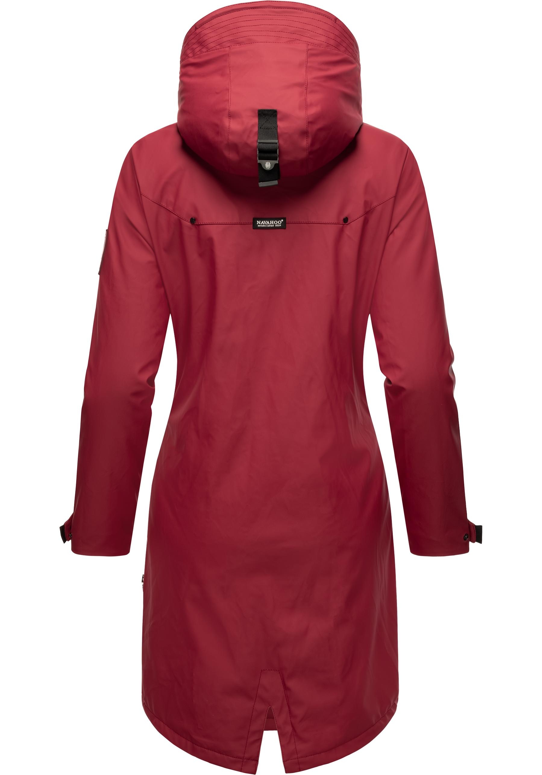 Navahoo Outdoorjacke »Schötchen«, mit Kapuze, moderner Regenmantel mit Kapuze