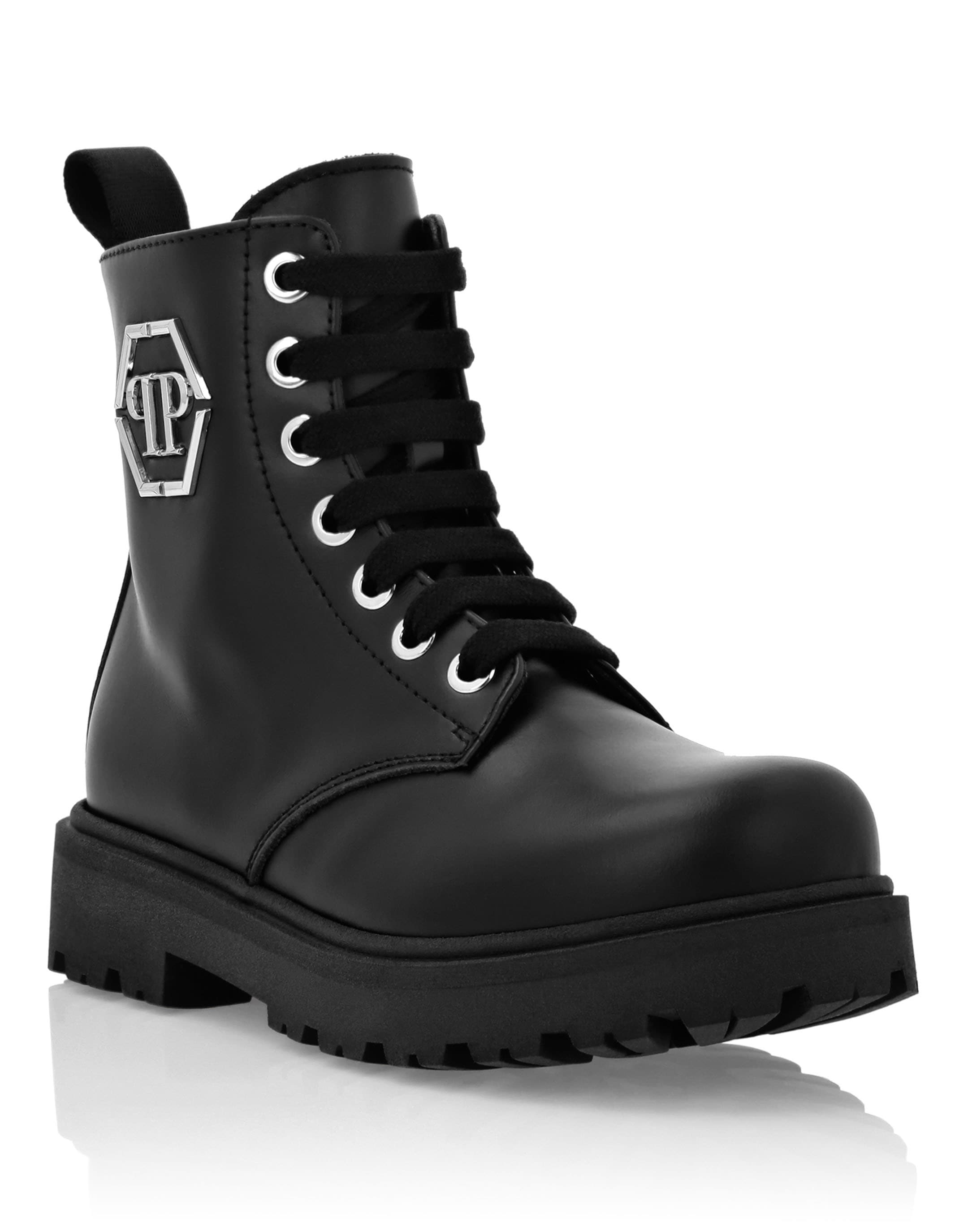 PHILIPP PLEIN Schnürstiefelette "Hexagon"