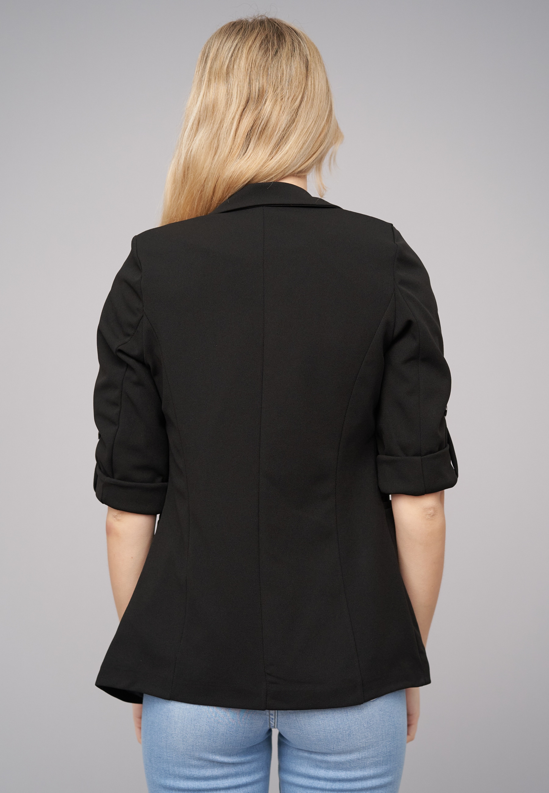 CLOUD 5IVE Allwetterjacke »CLOUD 5IVE Turn-Up 3/4 Sleeve Blazer« 1 Stk. tlg. ohne Kapuze