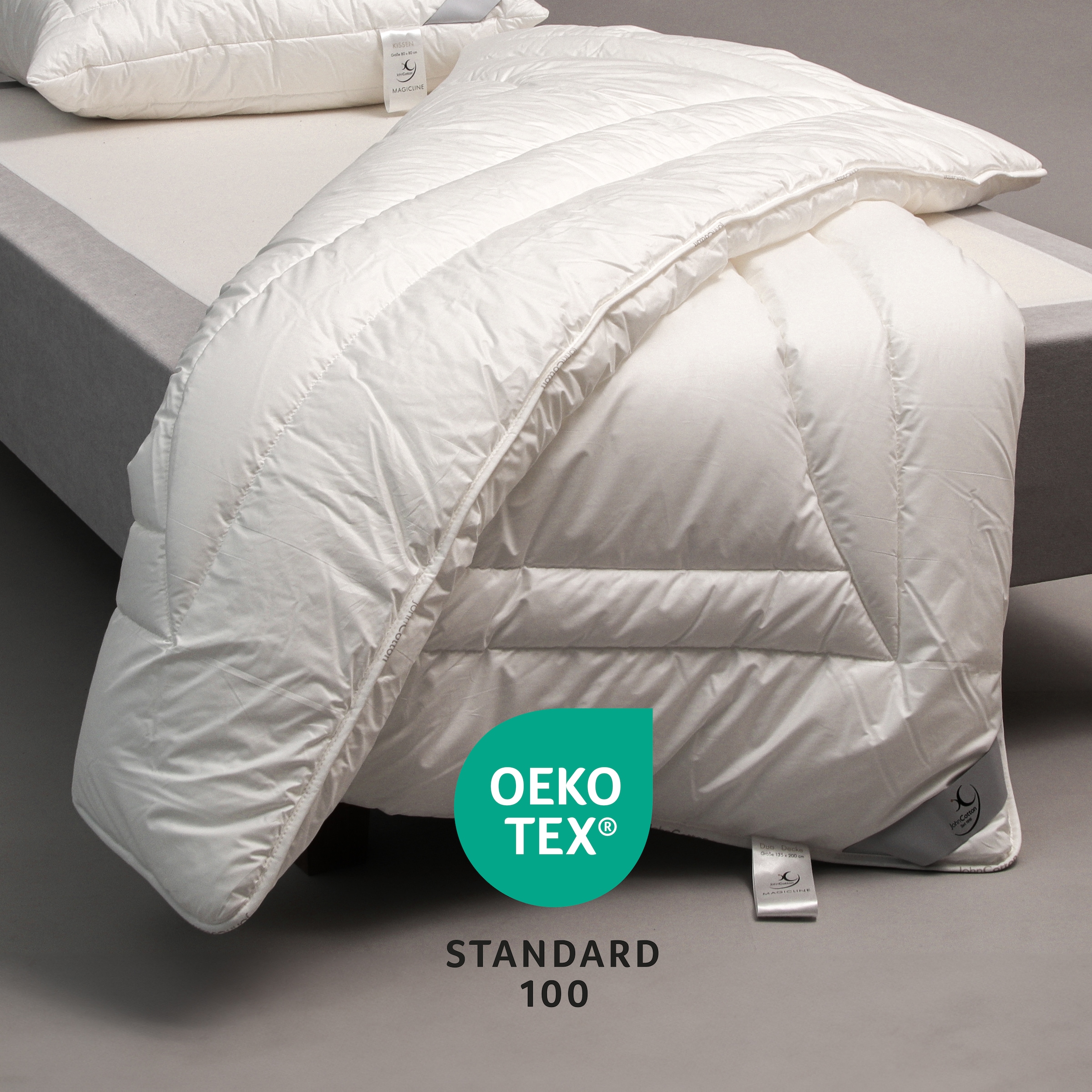 John Cotton Microfaserbettdecke "Magicline, Bettdecken 135x200 cm, 155x220 günstig online kaufen