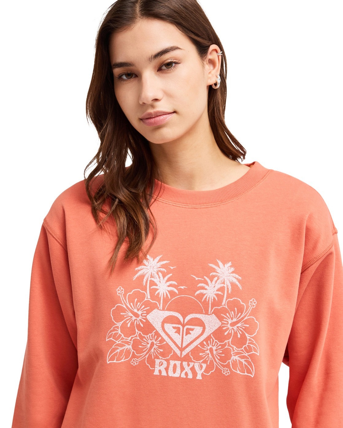 Roxy Surf Stoked Terry Vintage Sweatshirt Apricot Brandy S Damen 3