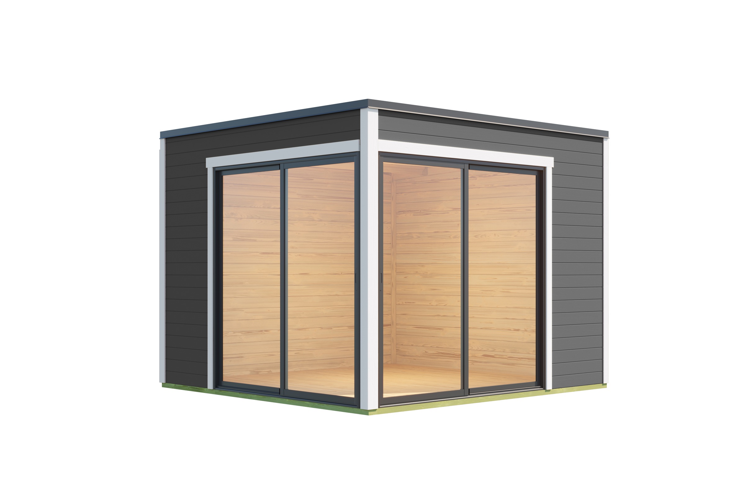 Nordic Holz Gartenhaus "Palermo 3", mit großen Glasflächen günstig online kaufen