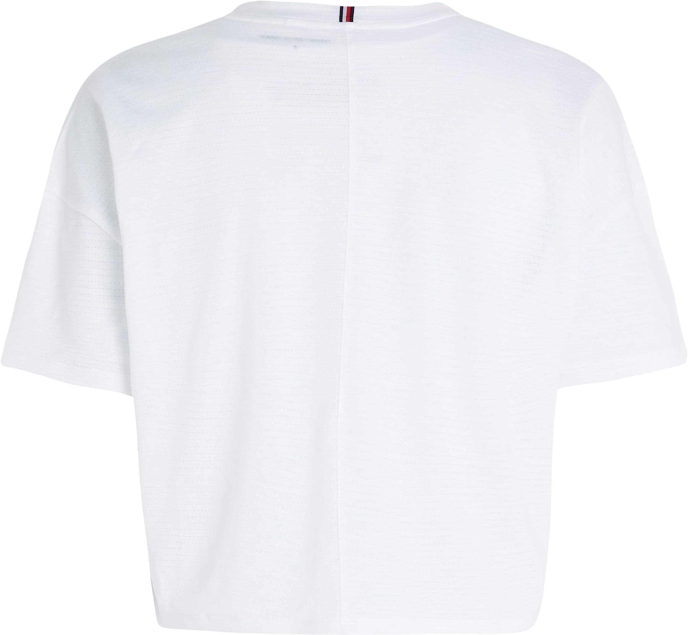 cropped für bestellen TEE«, CROPPED BAUR modischer Sport in »ESSENTIALS Form Tommy Hilfiger | T-Shirt RELAXED