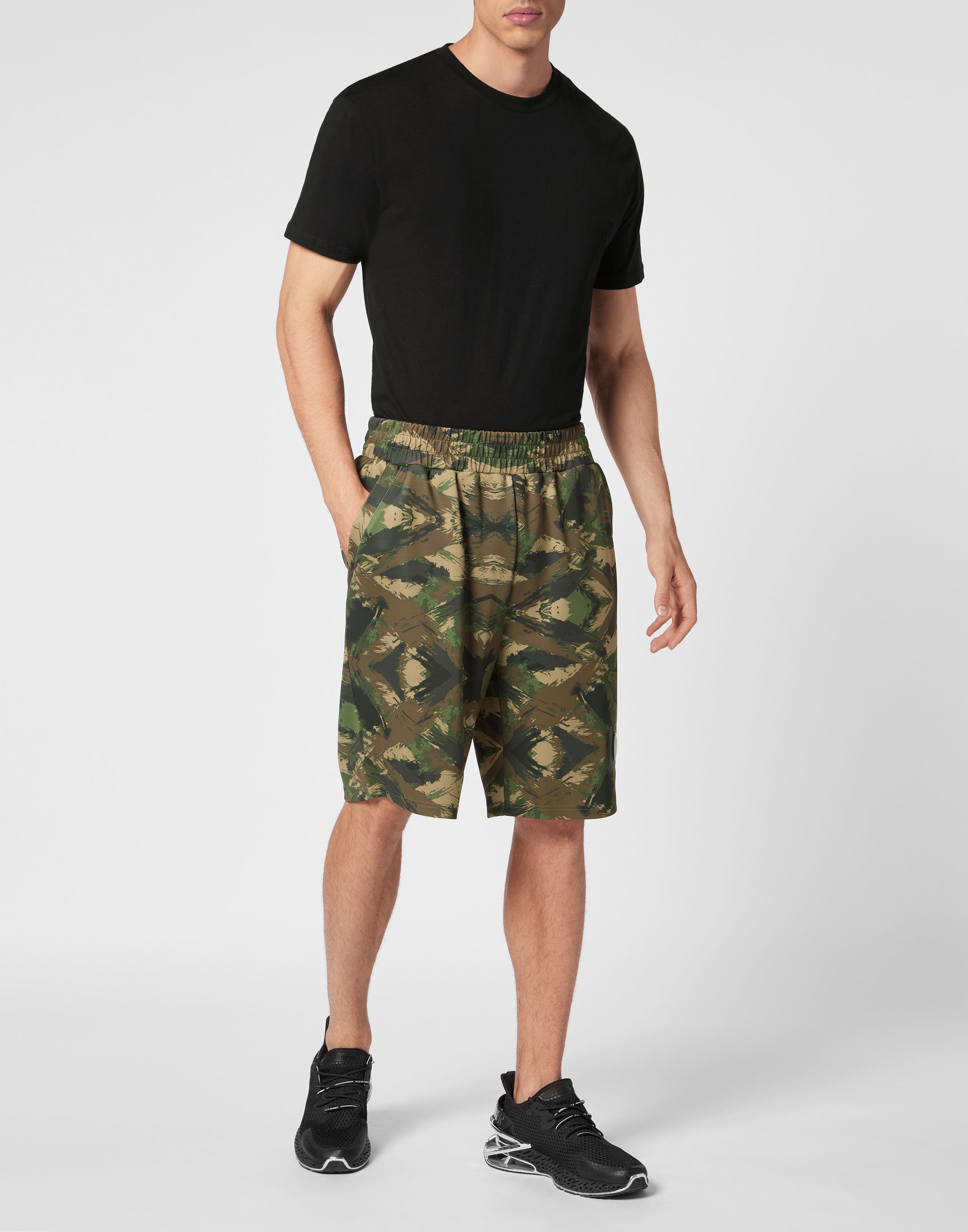 PLEIN SPORT Jogg-Bermudas »Camouflage«