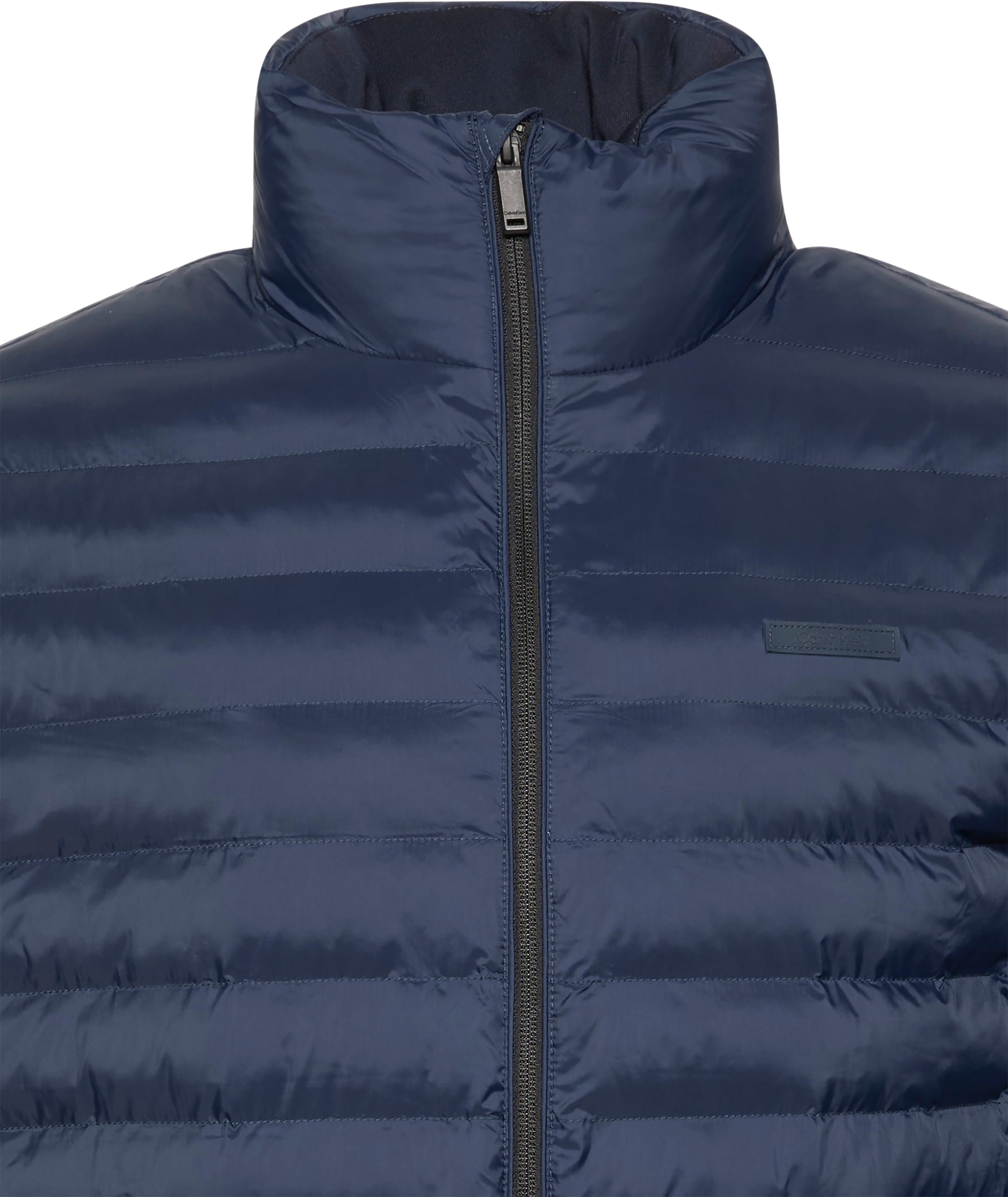 Calvin Klein Steppjacke »LS LT WT NYLN CHNNLD«, ohne Kapuze, Mit Rundhalsausschnitt