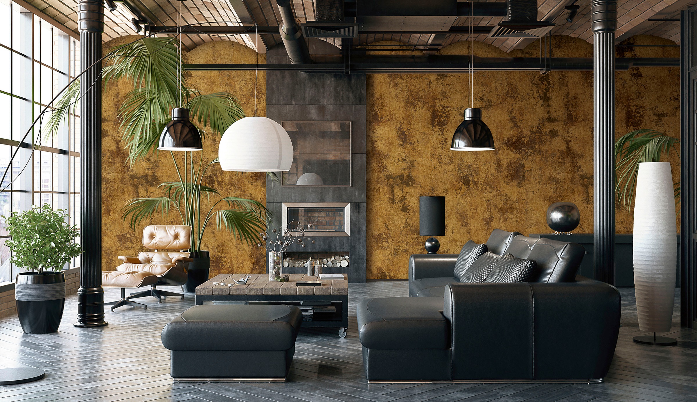 Marburg Fototapete "Ornella" matt glatt moderne Tapete für Wohnzimmer Schlafzimmer Küche