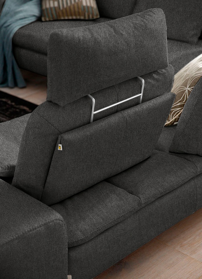 W.SCHILLIG Ecksofa »valentinoo, Designsofa, elegant und bequem, L-Form«, (Set), mit Sitztiefenverstellung, Breite 318 cm