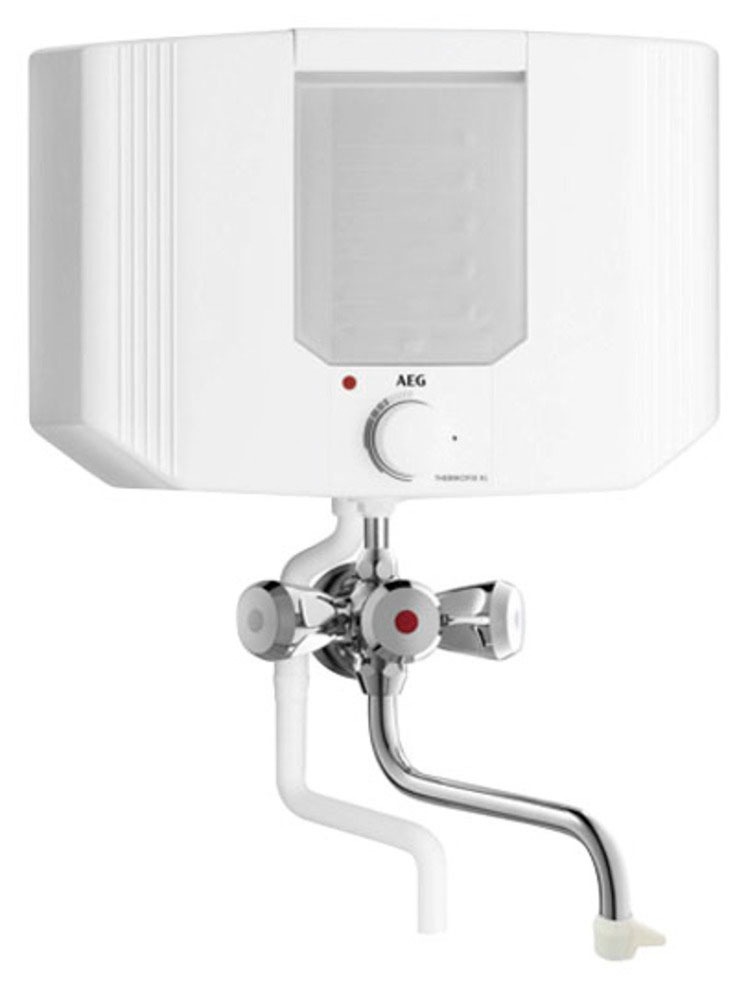 Kochendwassergerät AEG HAUSTECHNIK "Thermofix KL", weiß, B:32,5cm H:29,5cm T:20cm, Durchlauferhitzer, Kunststoff, 5 Liter, für die Küche - Einheitsgrö