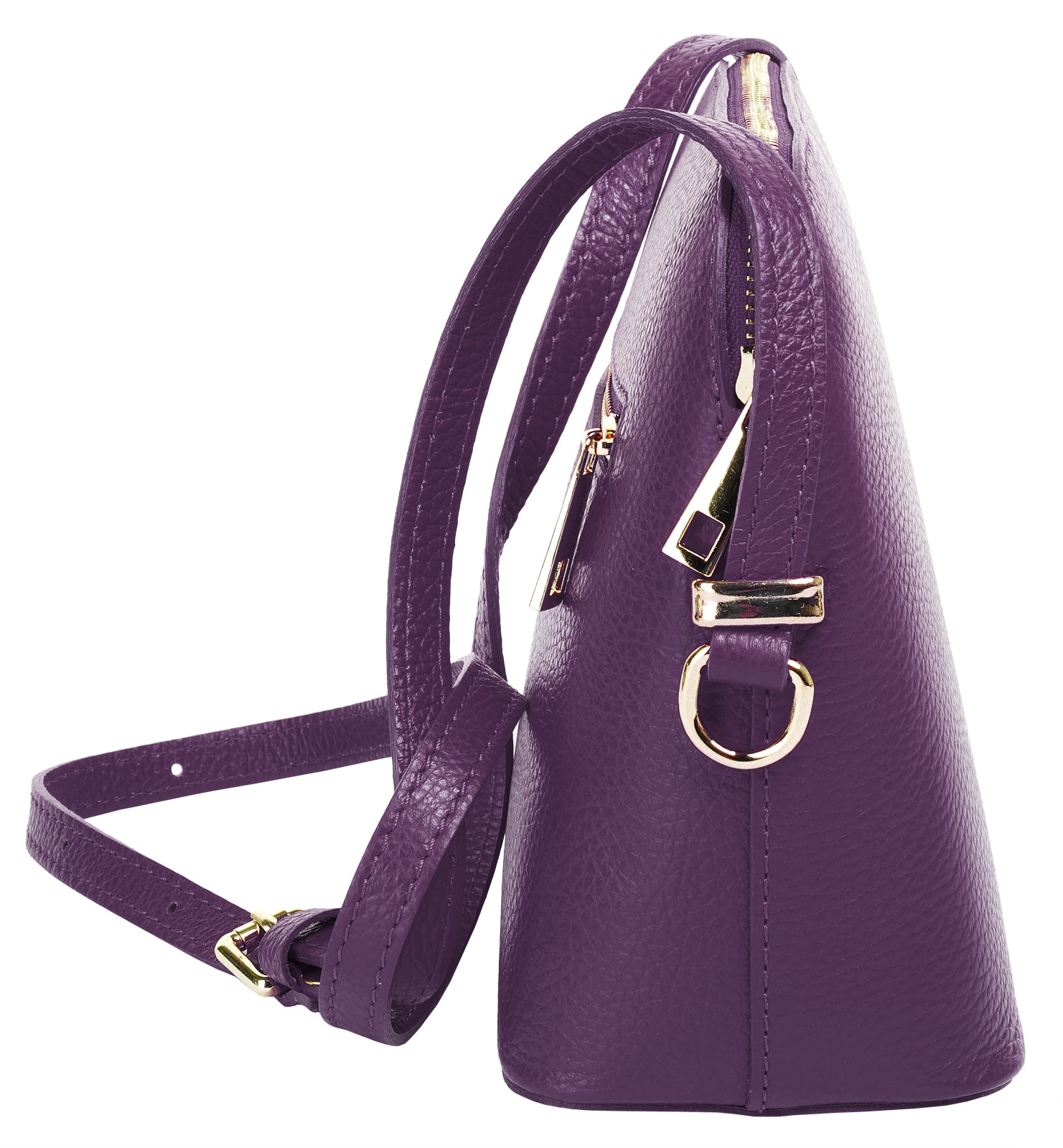 Cluty Umhängetasche echt Leder, Made in Italy