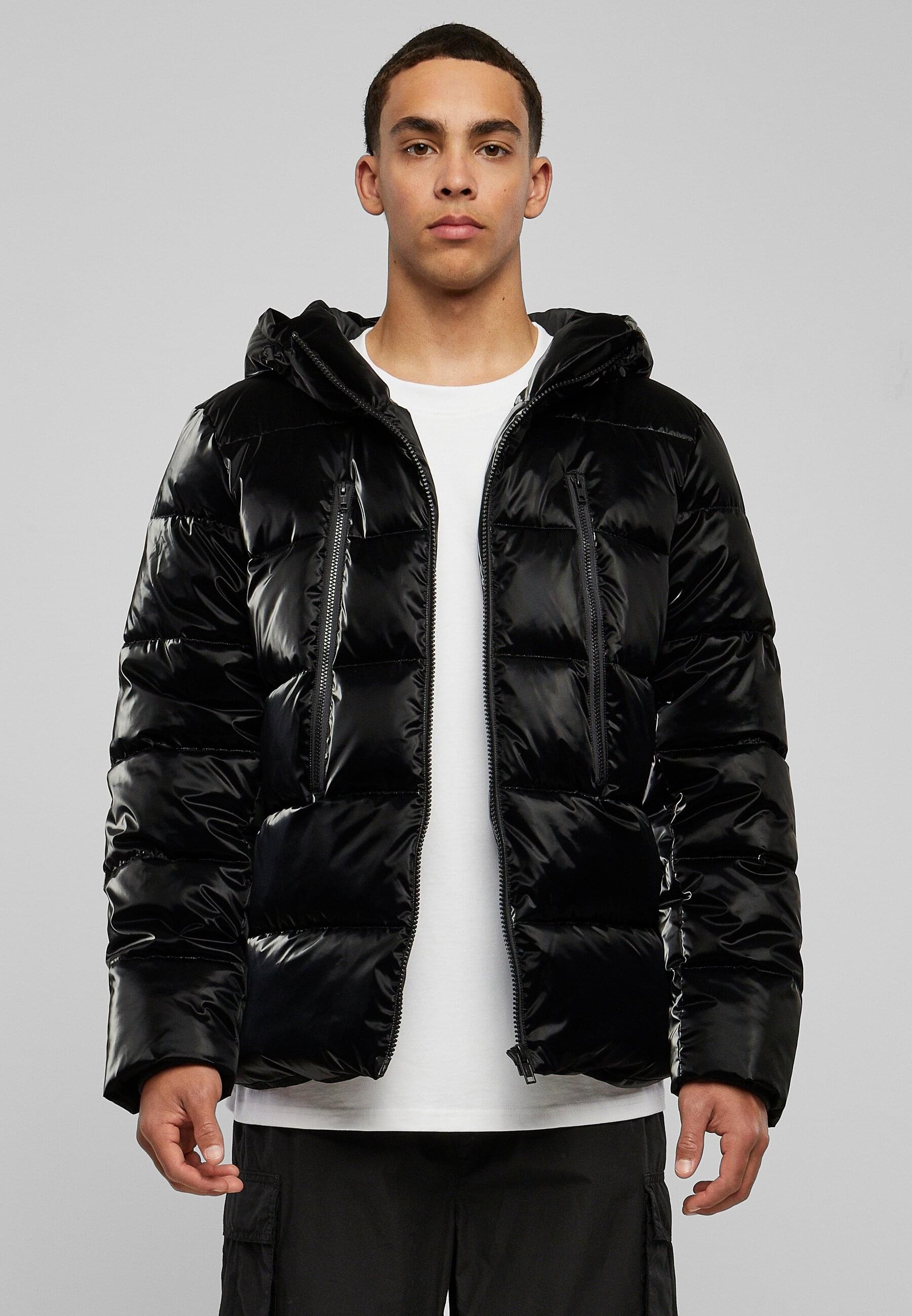 URBAN CLASSICS Allwetterjacke »Urban Classics Herren Shark Skin Puffer Jacket«, (1 St.), mit Kapuze