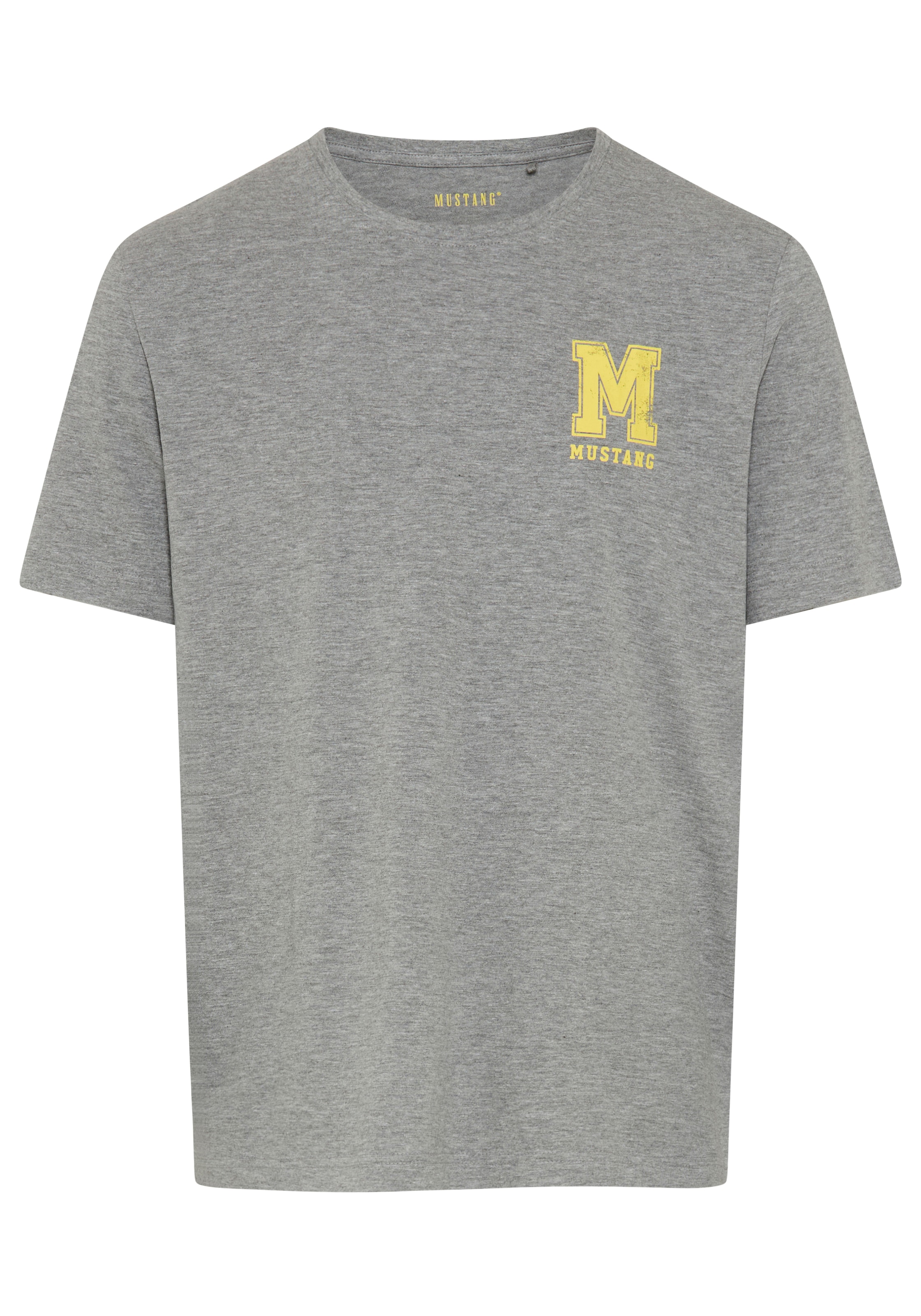 MUSTANG Rundhalsshirt »Alex Logo Brust« mit Logoprint