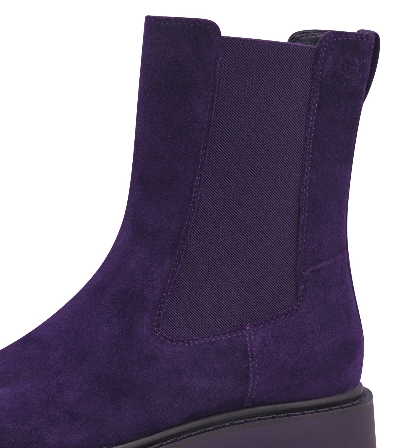 Tamaris Chelseaboots, Blockabsatz, Stiefelette, Businessschuh mit dezenten Ziernähten