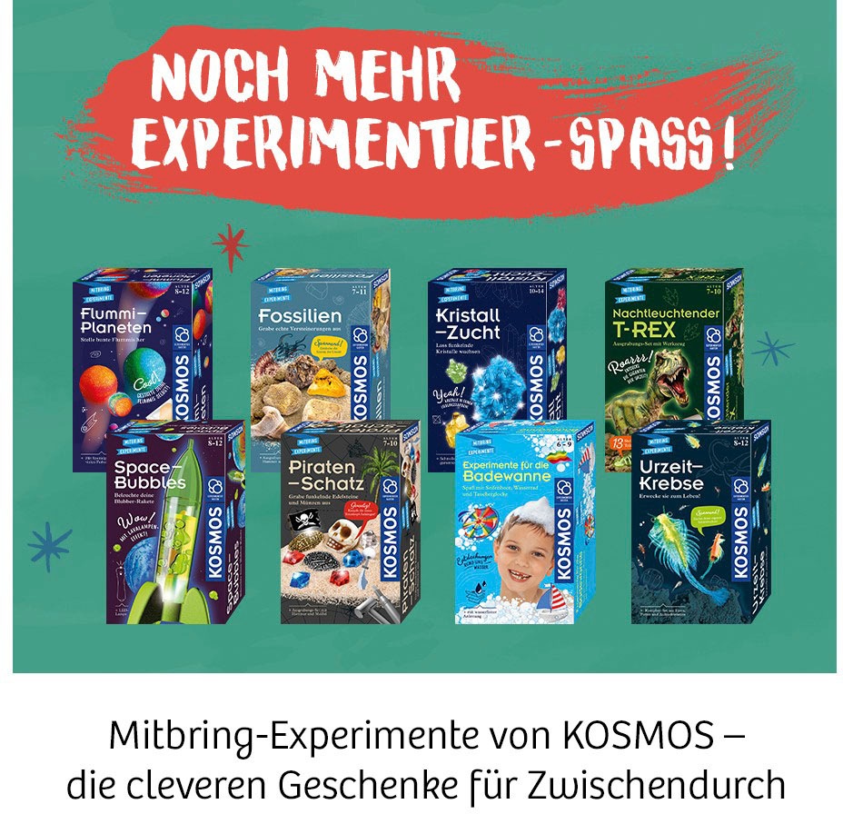 Kosmos Experimentierkasten »Experimente für die Badewanne«, Made in Germany