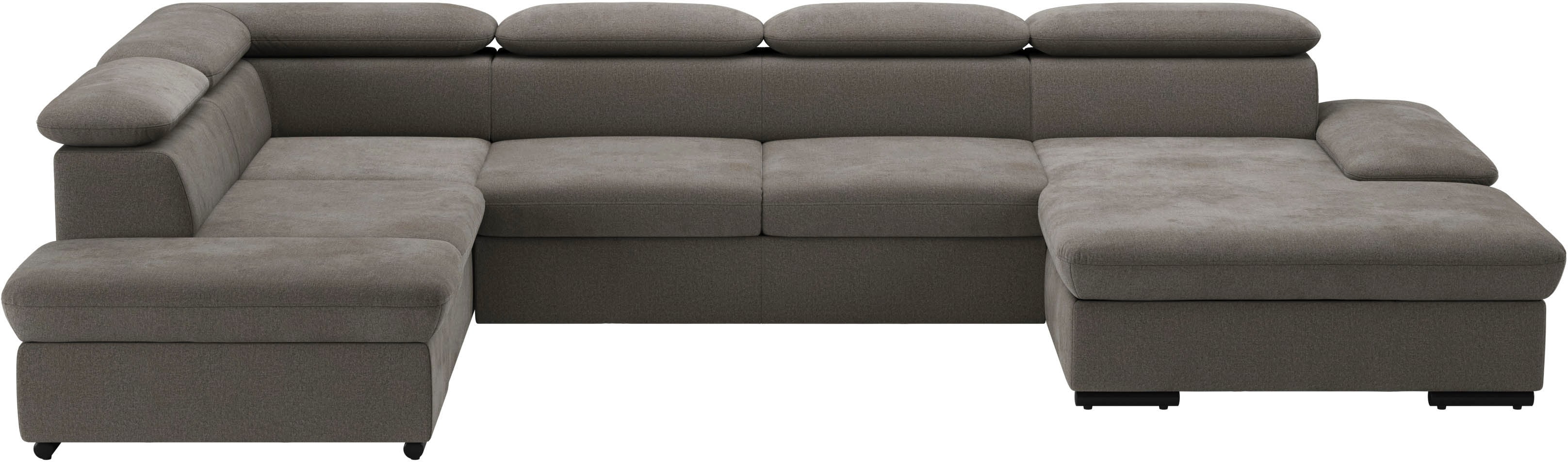 sit&more Wohnlandschaft "Alcudia U-Form" wahlweise mit Schlaffunktion