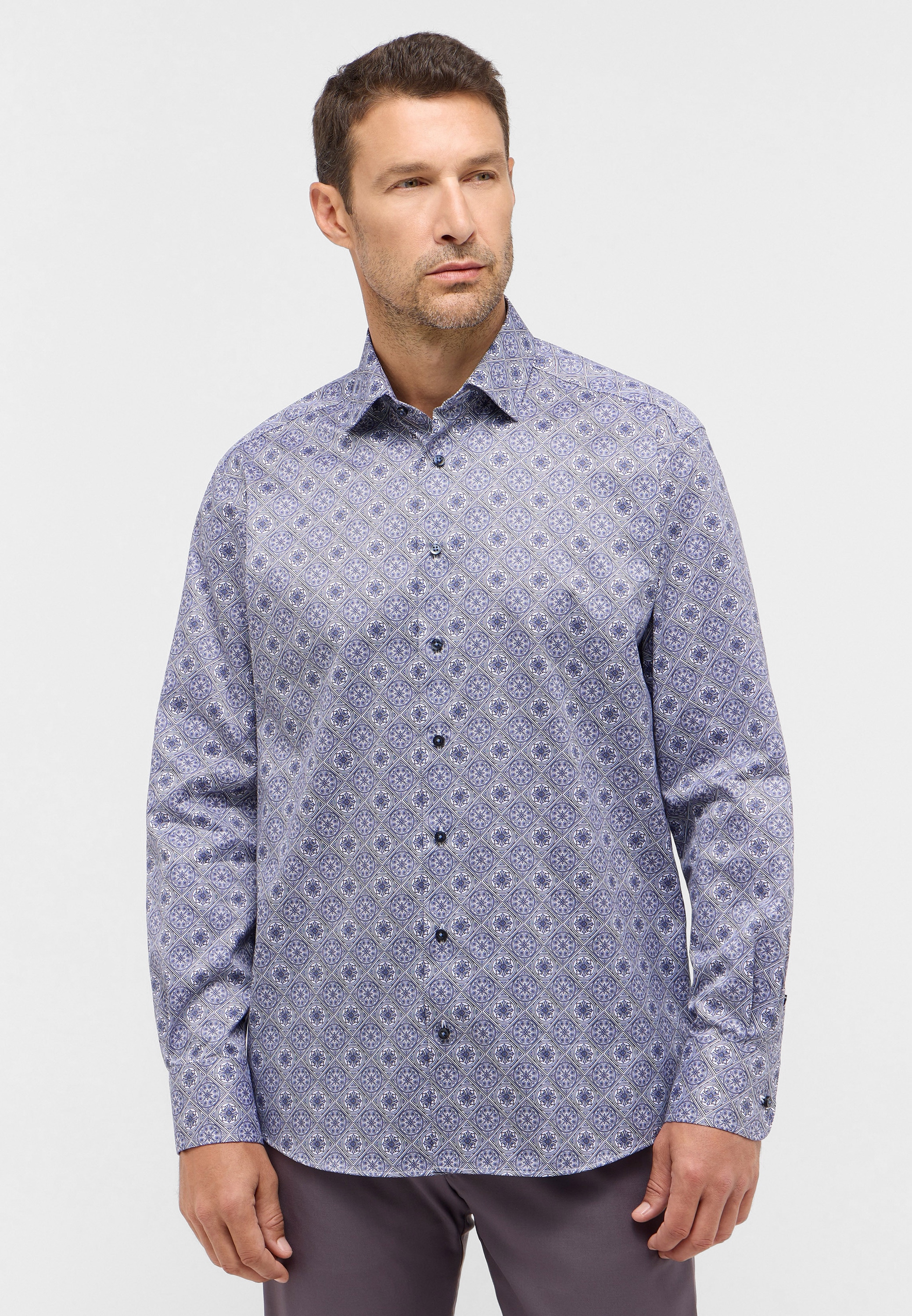 Eterna Langarmhemd "COMFORT FIT", NON IRON (bügelfrei) günstig online kaufen