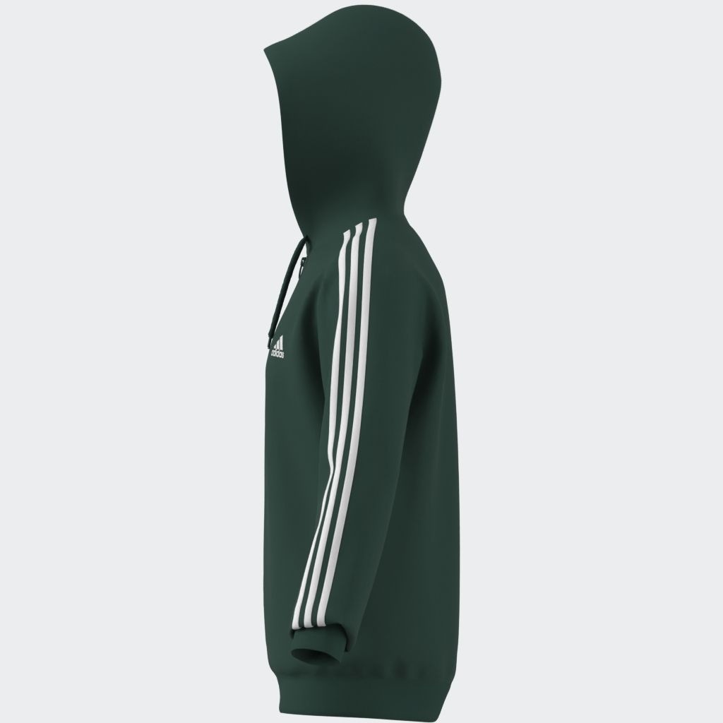 adidas Sportswear Kapuzensweatjacke »ESSENTIALS 3STREIFEN KAPUZENJACKE«, angenehmes Material aus Baumwollmix