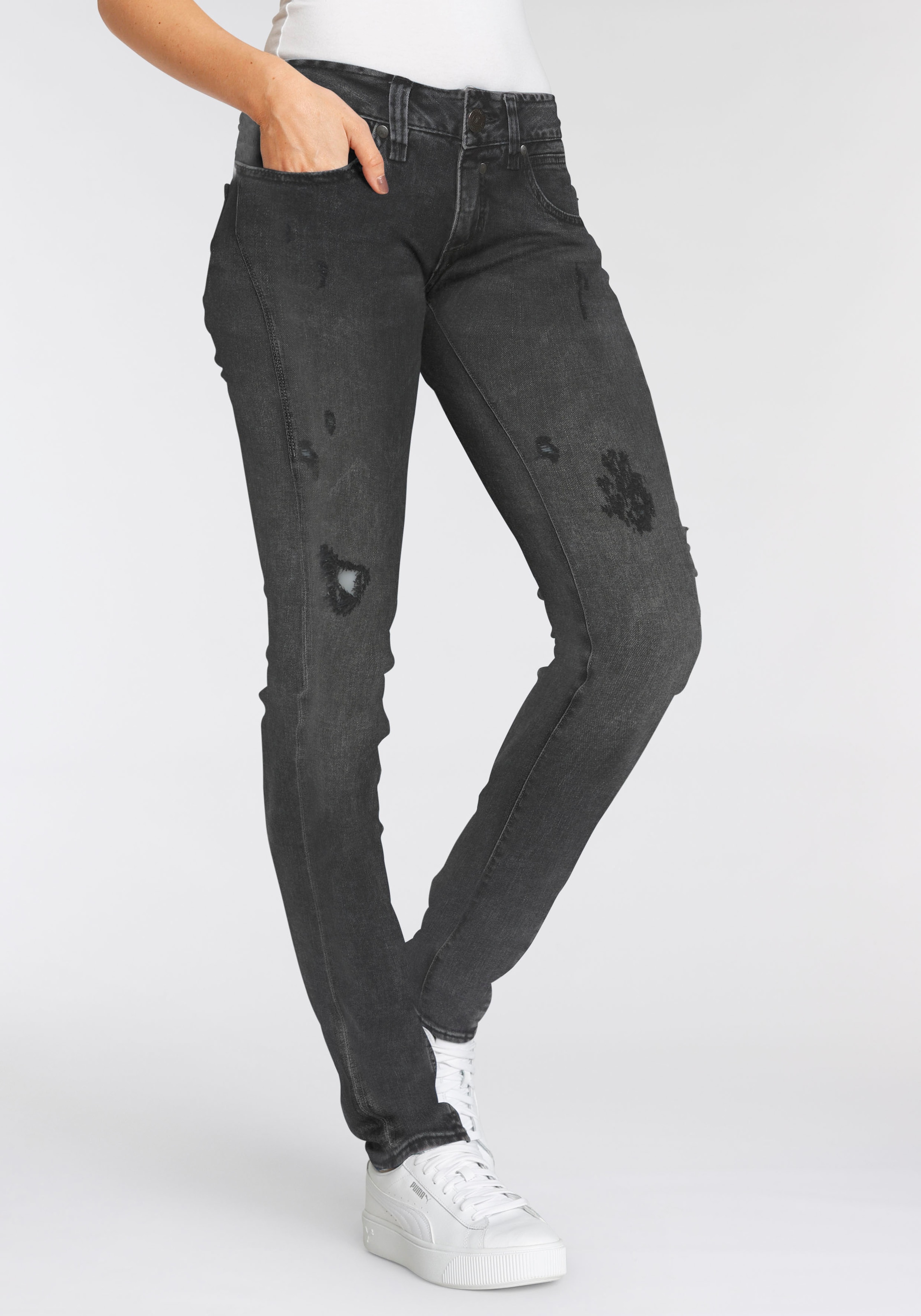 Herrlicher Slim-fit-Jeans | DENIM«, online dank »PIPER ORGANIC umweltfreundlich BAUR bestellen Kitotex Technologie