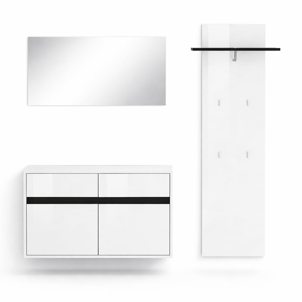 OTTO home Garderoben-Set »Locco Flurmöbel, Dielenmöbel, Flurschrank, Flurgarderobe B: ca 150 cm« 3 Stk. tlg.