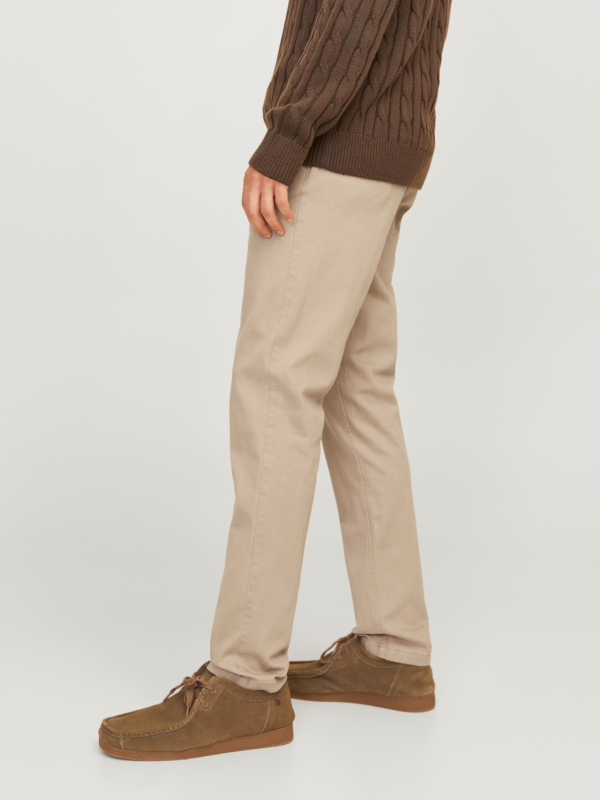 Jack & Jones Jpstmarco Jjdave 2PK MP NOOS Chino Pants Crockery Pack/Asphalt 32 3