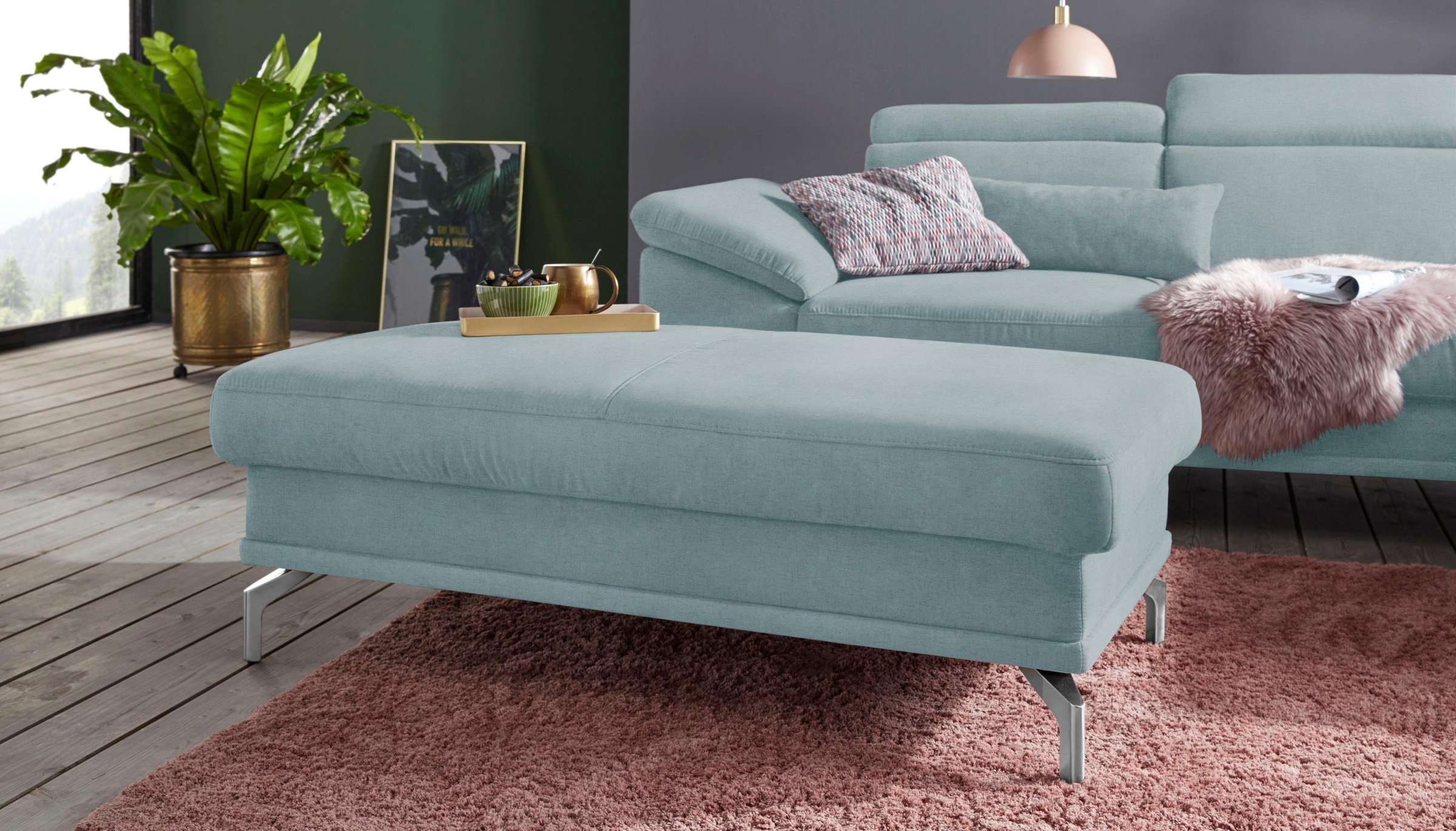 Thumbnail - sit&more Polsterhocker "Scorpio" inklusive Federkern