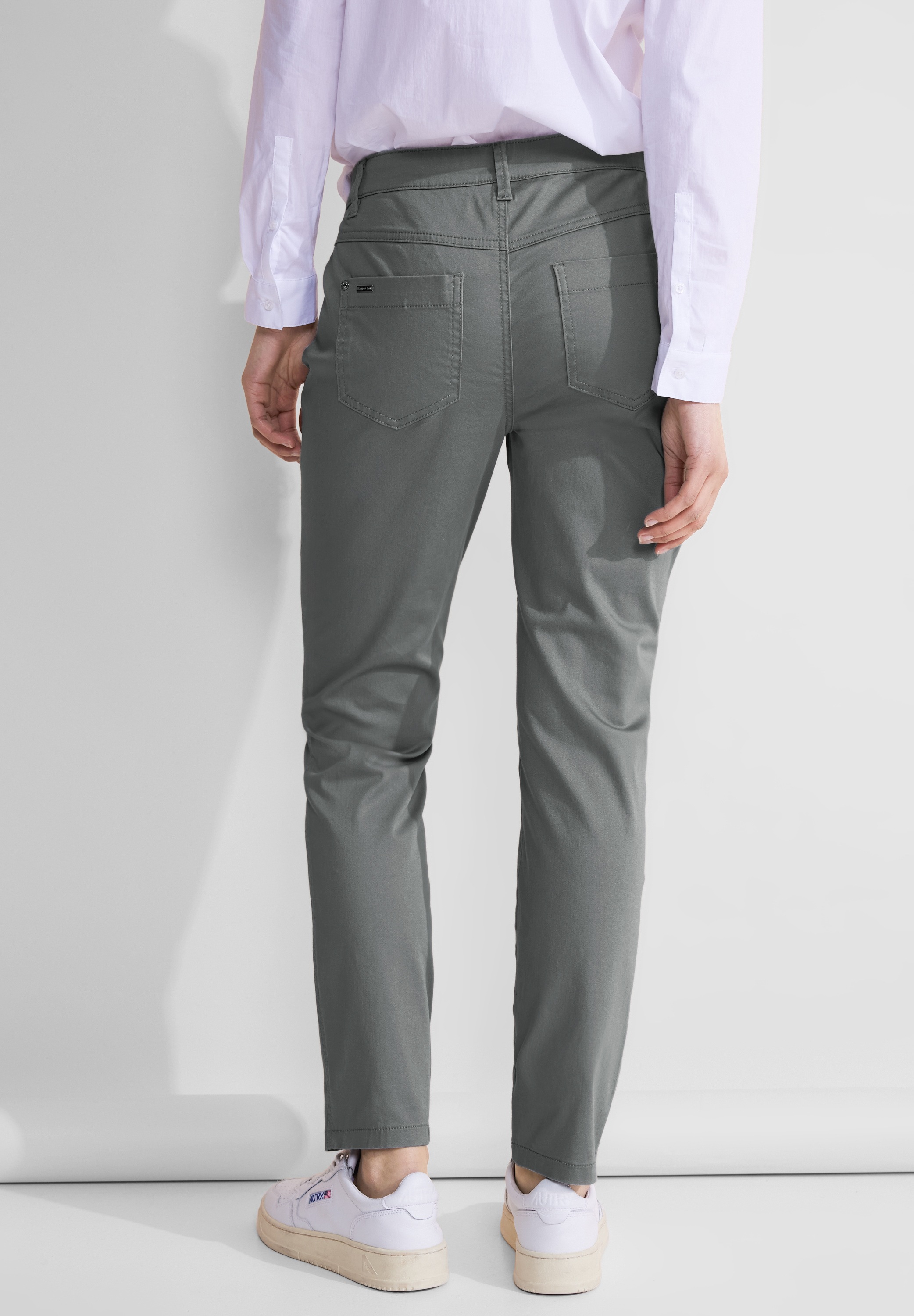 STREET ONE Röhrenhose, Middle Waist