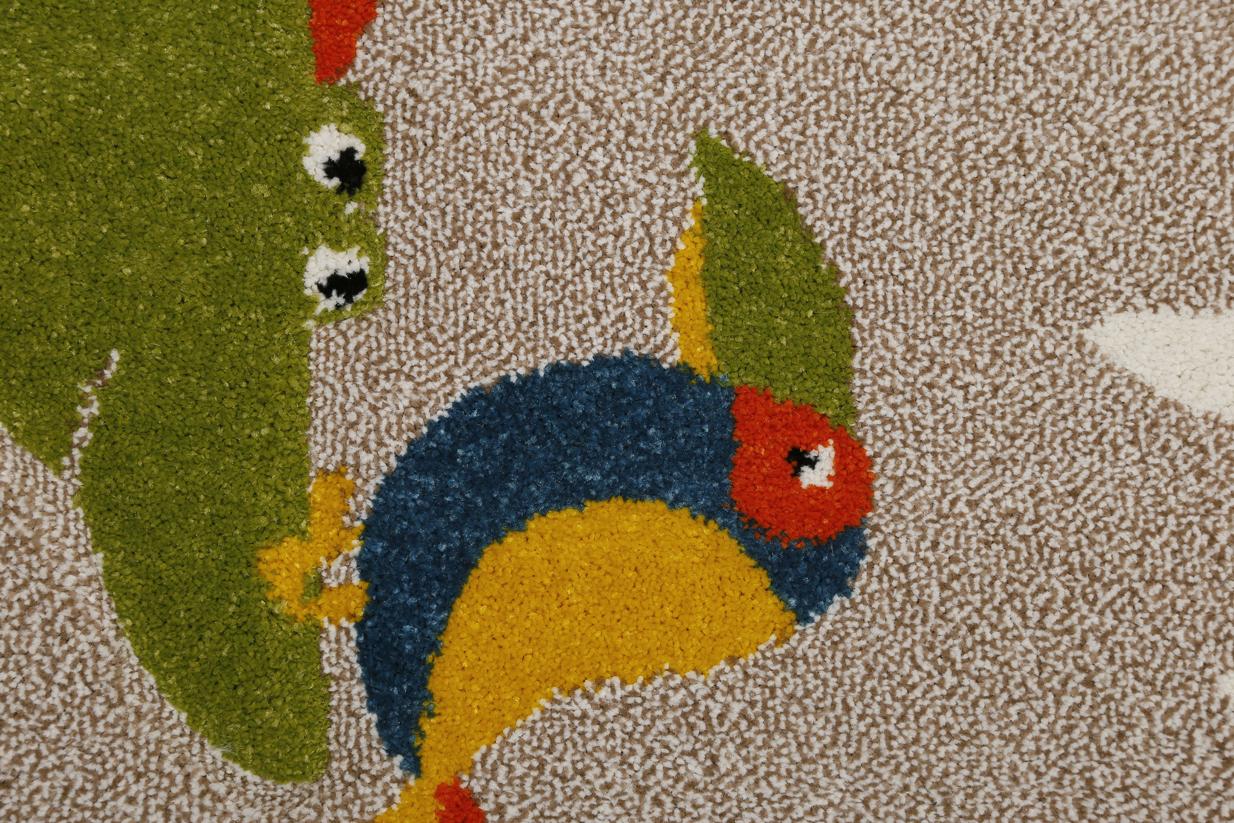 SMART KIDS Kinderteppich »Benny & Friends«, rund, 10 mm Höhe, Moderner Spielteppich, strapazierfähig, pflegeleicht, Konturenschnitt