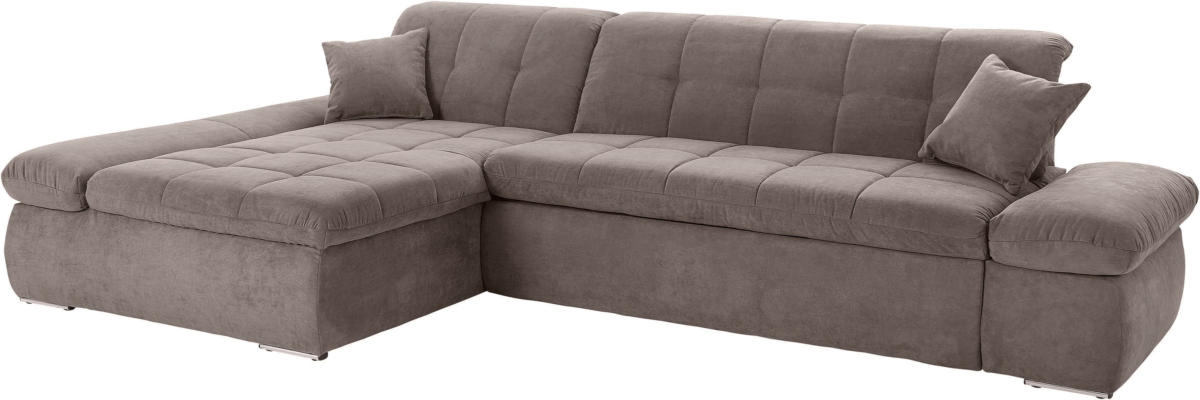 DOMO collection Ecksofa "NMoric XXL, B/T/H: 300/172/80cm, L-Form", wahlweis günstig online kaufen
