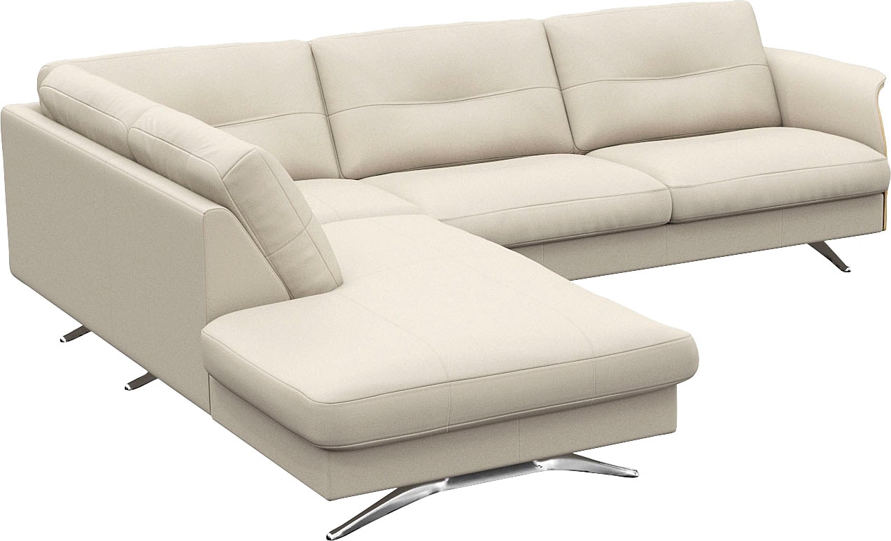 FLEXLUX Ecksofa »Glow«, Skandinavisches Design, In hochwertiger Verarbeitung