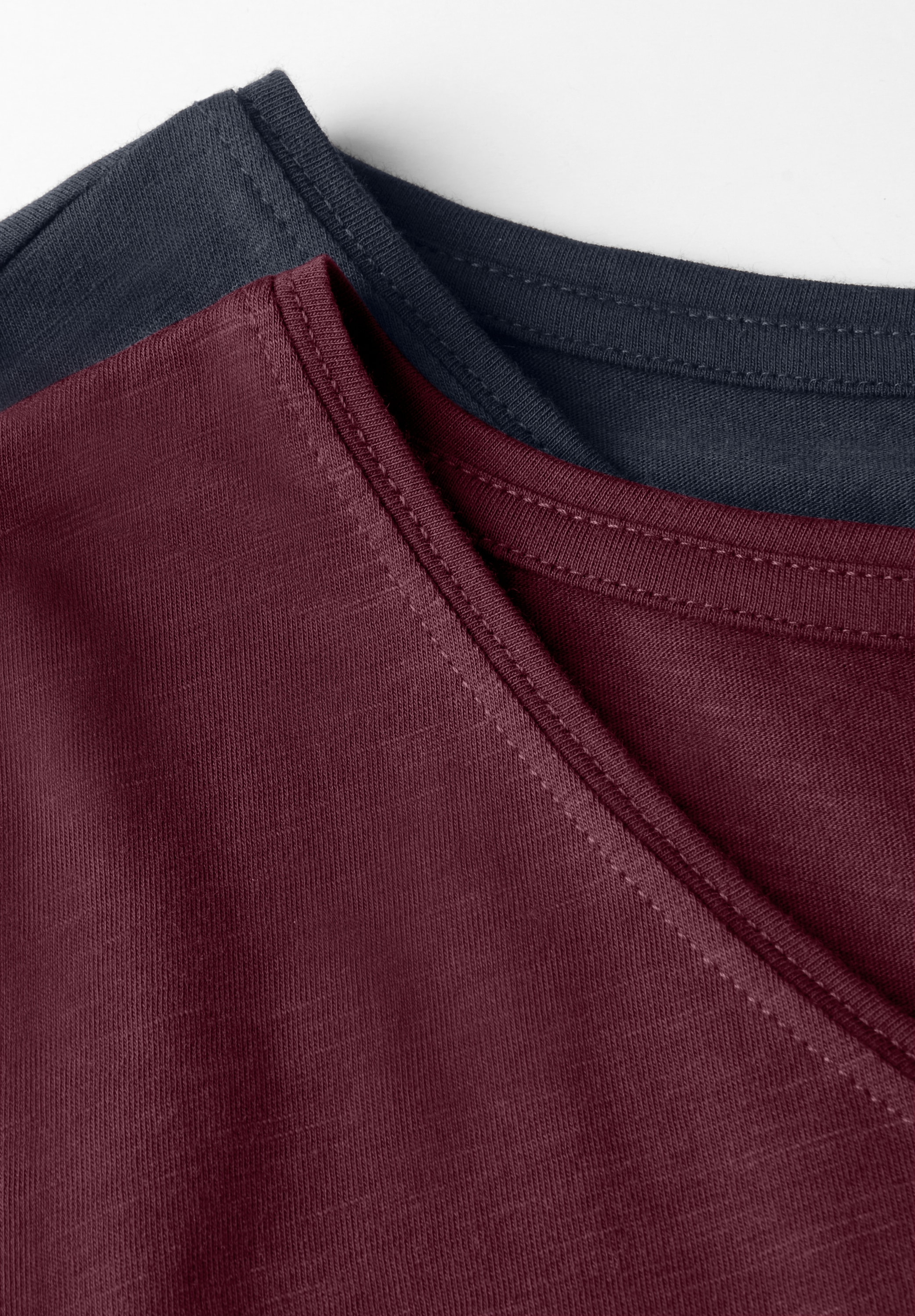 STREET ONE V-Shirt, im soften Baumwoll-Mix