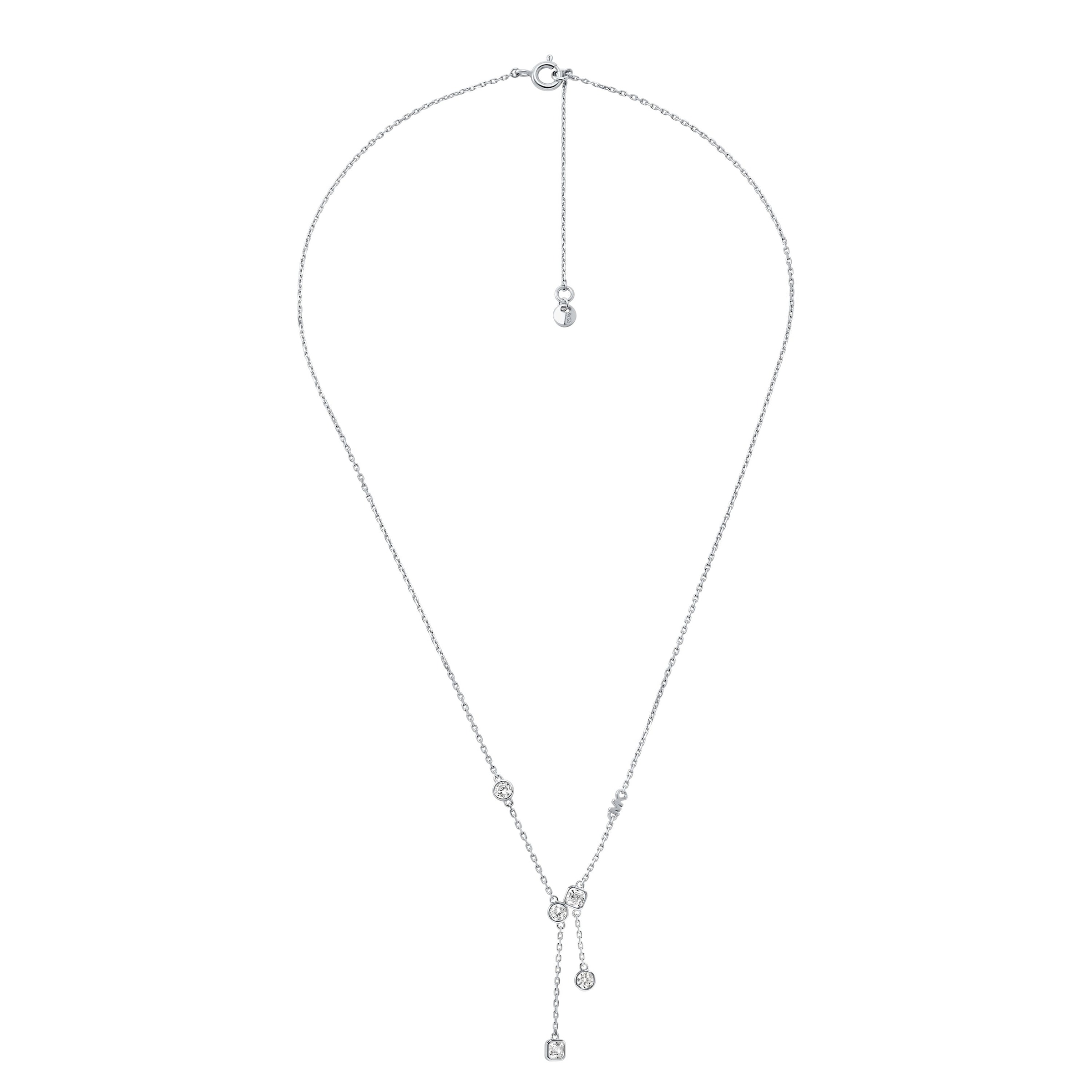 MICHAEL KORS Kette mit Anhänger »Schmuck Geschenk Silber 925 BRILLIANCE, MKC1769040, MKC1769710«, mit Zirkonia (synth.)