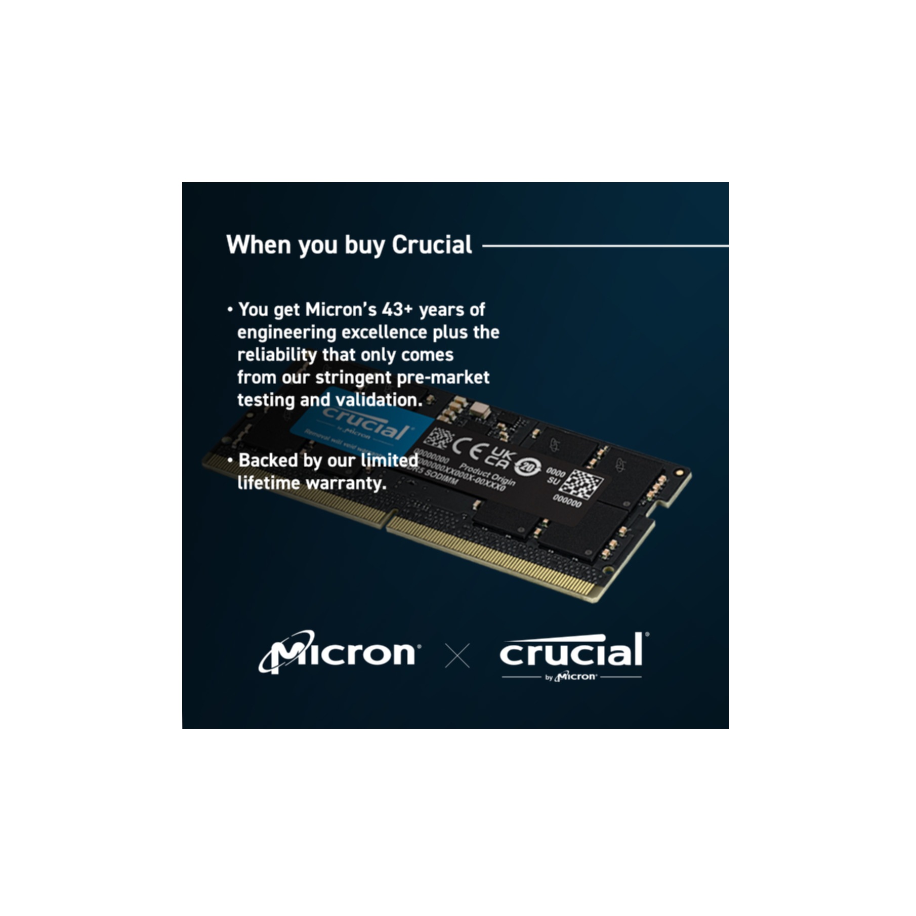 Crucial Arbeitsspeicher »CT2K32G56C46S5«