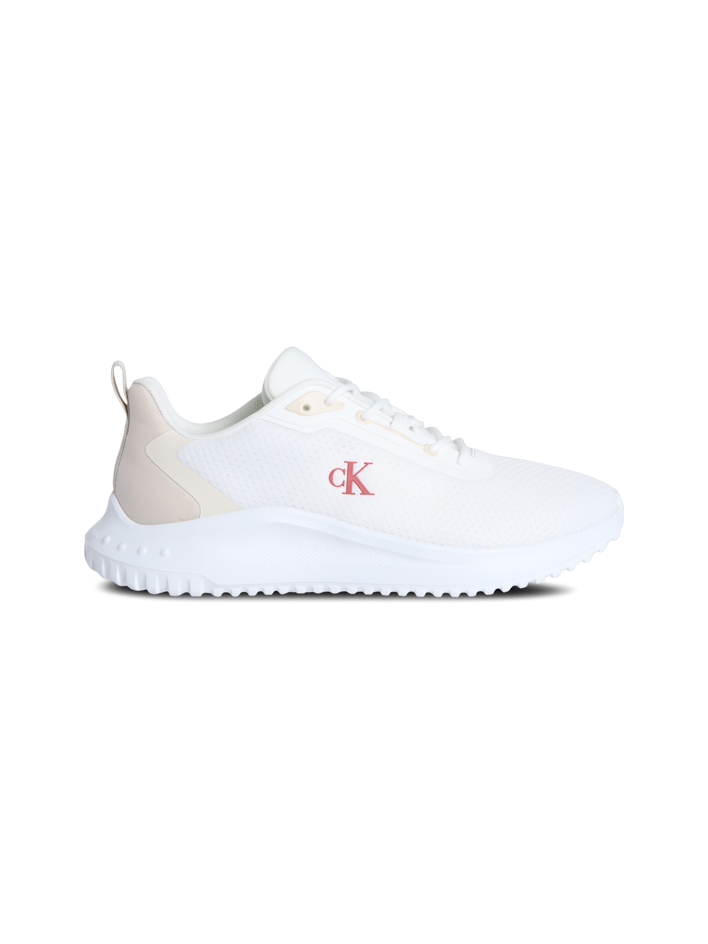 Calvin Klein Jeans Sneaker »EVA RUNNER MIX MESH«, Schnürschuh, Freizeitsneaker, Halbschuh mit seitlichem CK-Logo