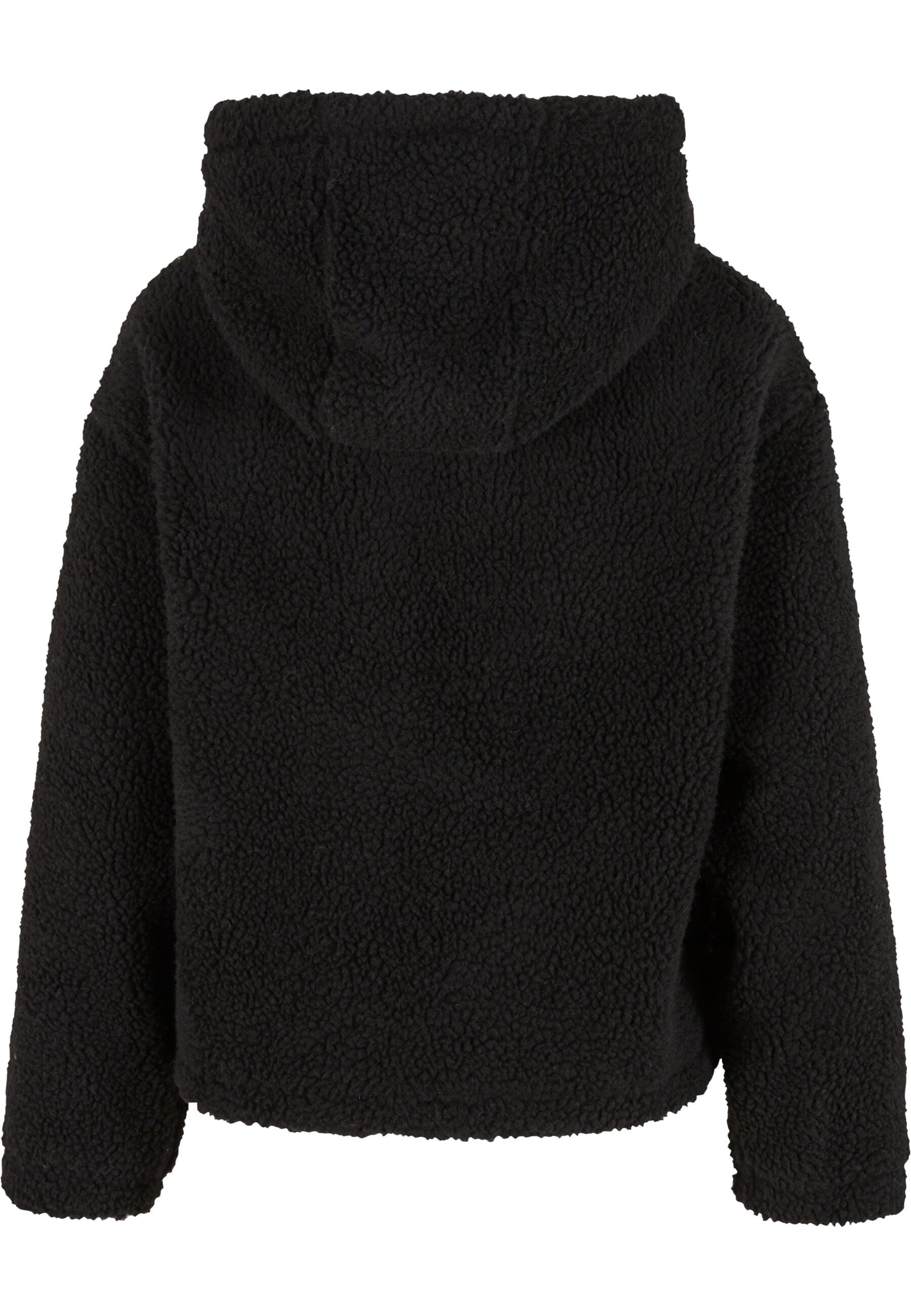 URBAN CLASSICS Allwetterjacke »Urban Classics Ladies Short Hooded Sherpa Jacket«, (1 St.), mit Kapuze