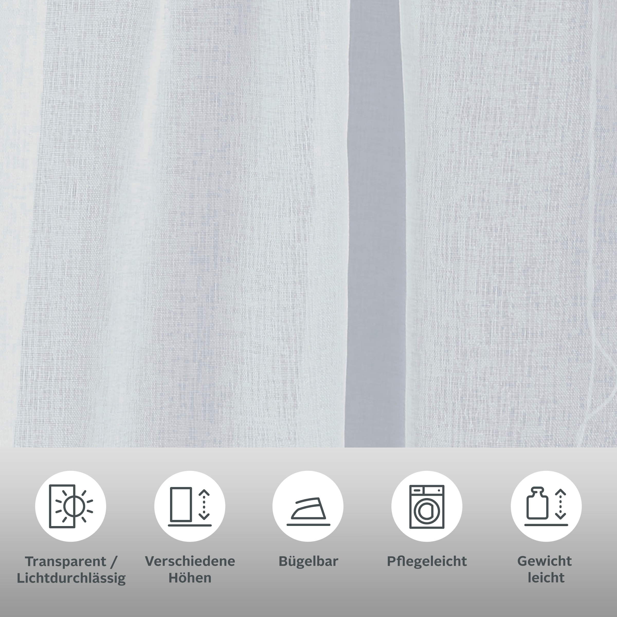 my home Gardine »Dolly«, (1 St.), gewebt, Polyester