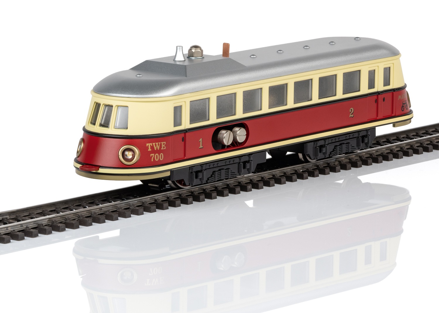 MÄRKLIN Kinder Personenwagen "Replika-Triebwagen TWE 700 - 18050"bunt, Kunststoff, Metall, Modelleisenbahn-Fahrzeuge, Made in Europe
