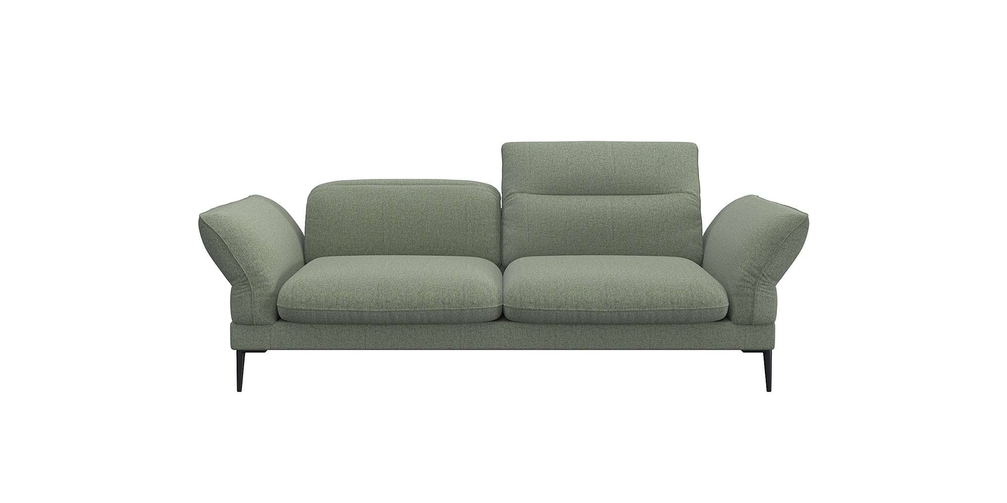 FLEXLUX 2,5-Sitzer »Salino, Funktionssofa, Relaxsofa«, Sofa mit Arm- und Kopfteil-Verstellungen, Kaltschaum & Stahl-Wellen