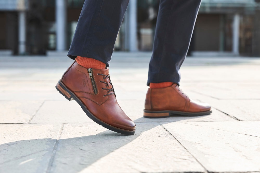 Thumbnail - Rieker Schnürstiefelette Business-Stiefelette, Klassik-Boots in eleganter Optik