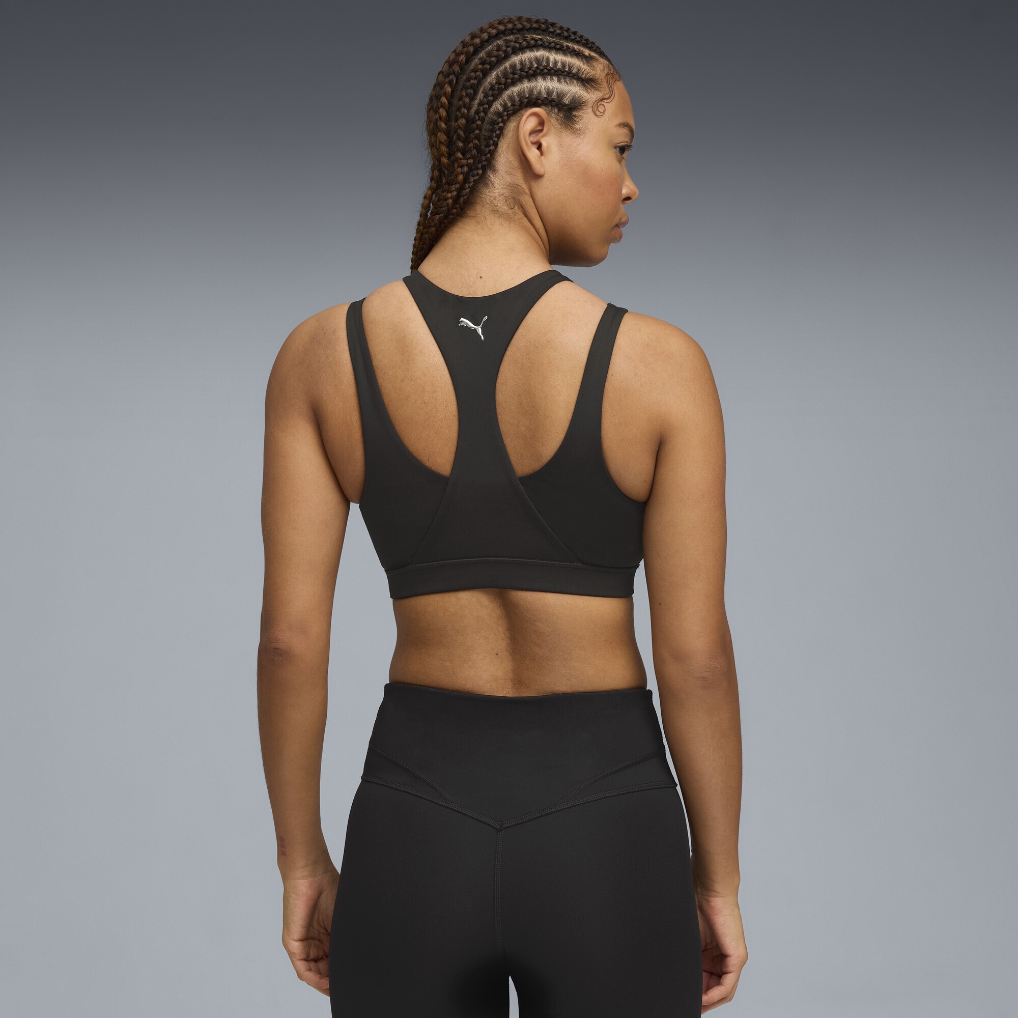 PUMA Sport-BH »GREEN TERRAINS GRAPHIC BH für mittlere Belastung Damen«