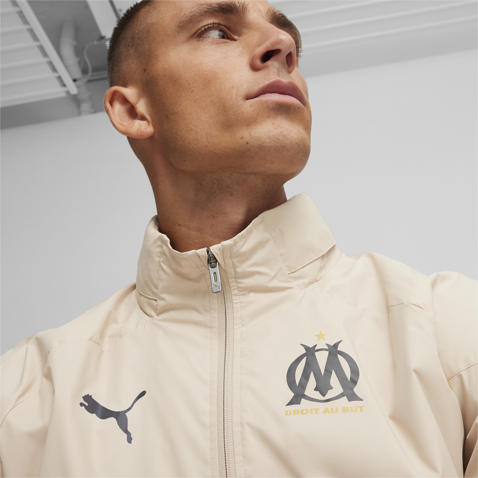 PUMA Trainingsjacke »Olympique de Marseille All-Weather Fußballjacke Herren«