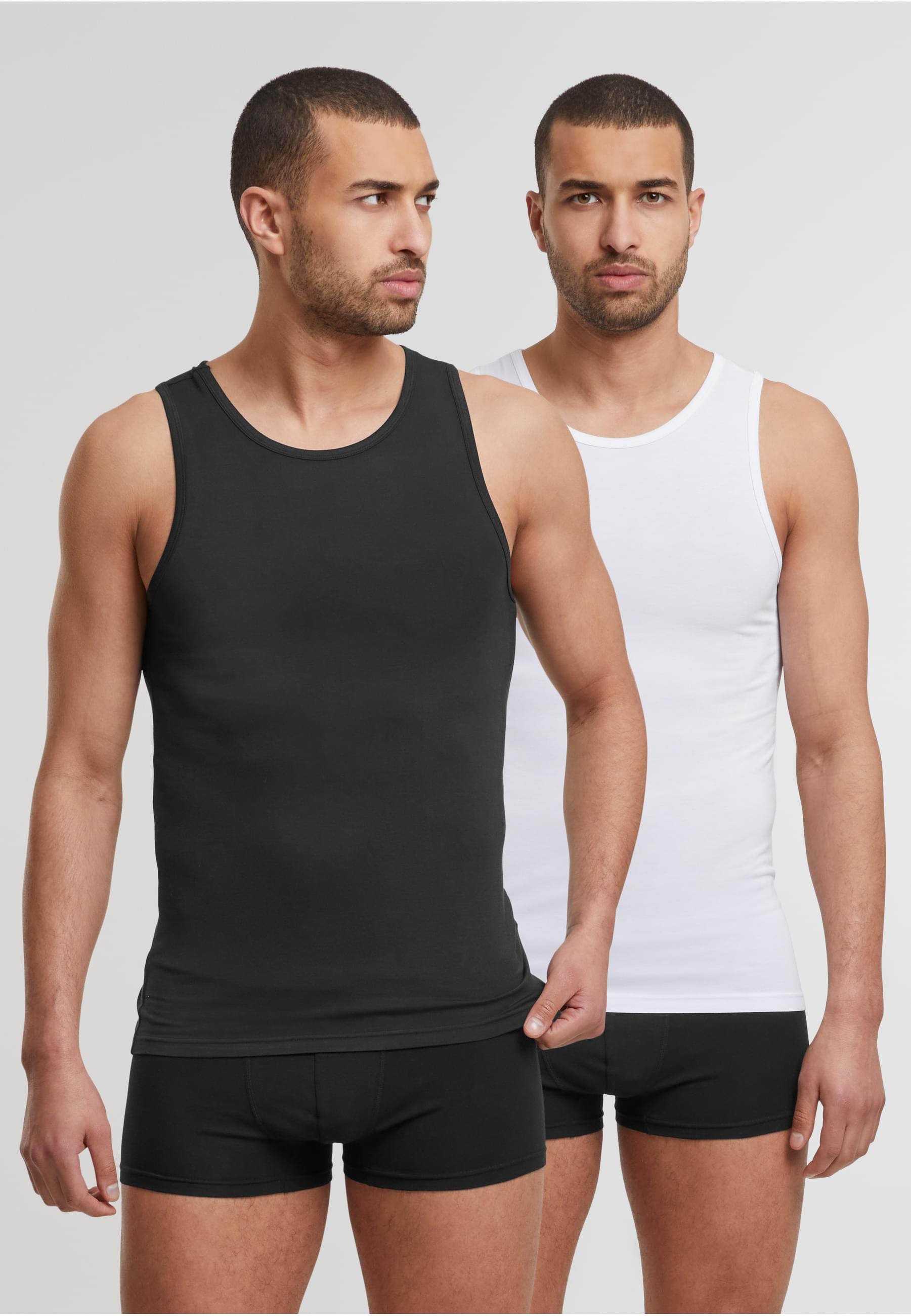 URBAN CLASSICS Tanktop »Urban Classics Bamboo Basic Tank Top 2-Pack«, (1 tlg.)